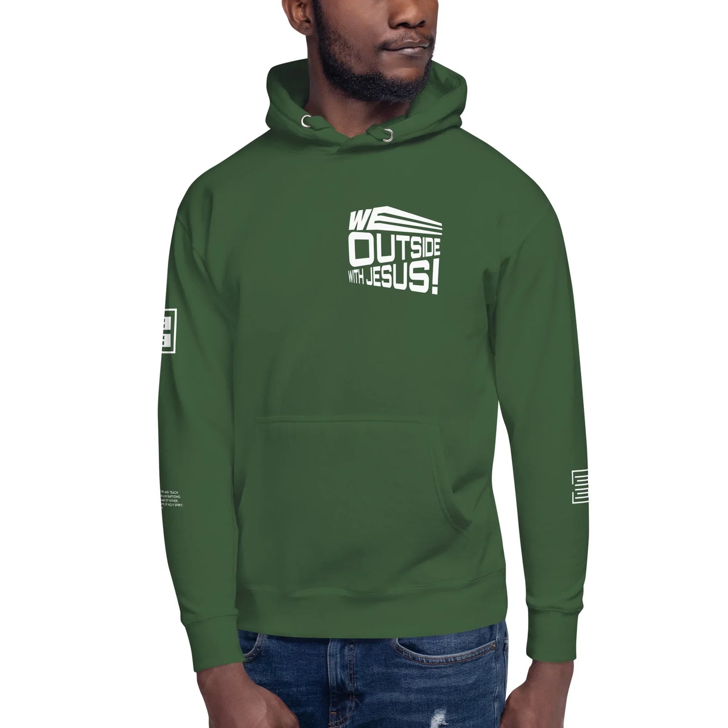WE OUTSIDE -W- JESUS Unisex Hoodie - Da G.A.T.E 33