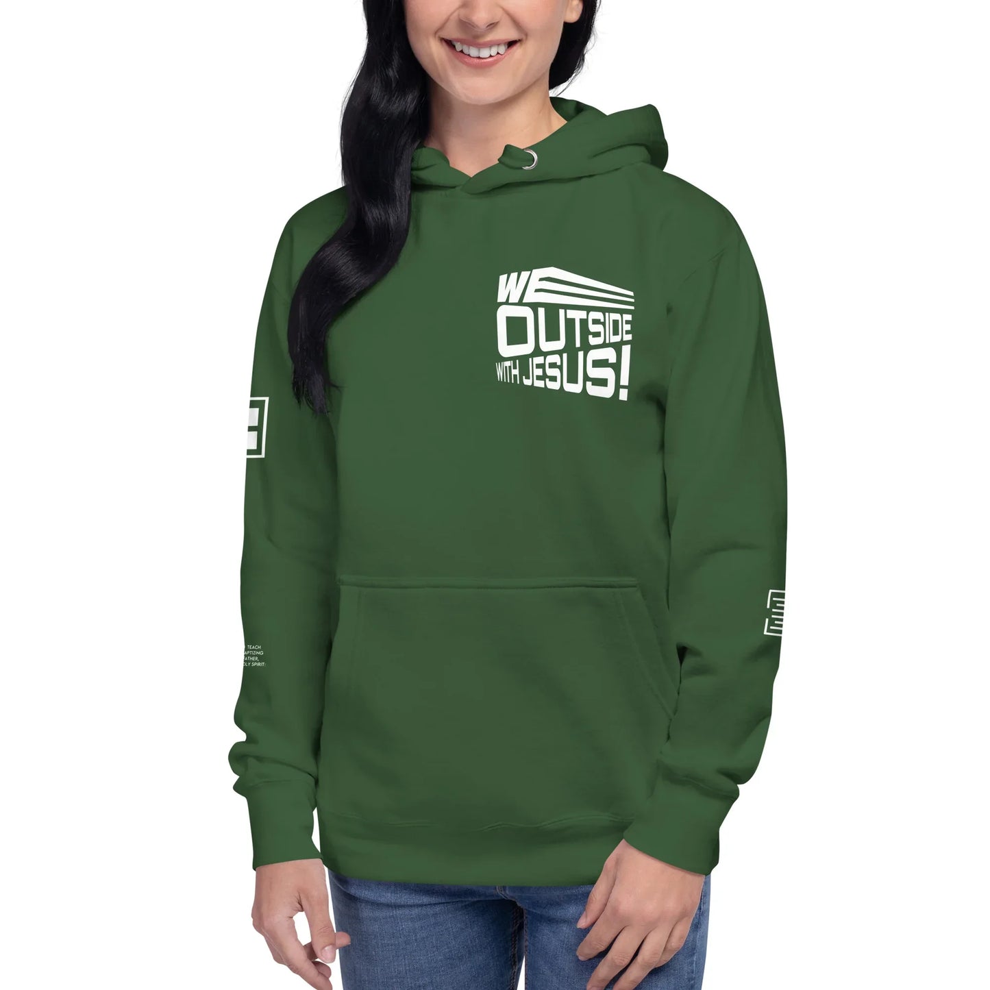 WE OUTSIDE -W- JESUS Unisex Hoodie - Da G.A.T.E 33