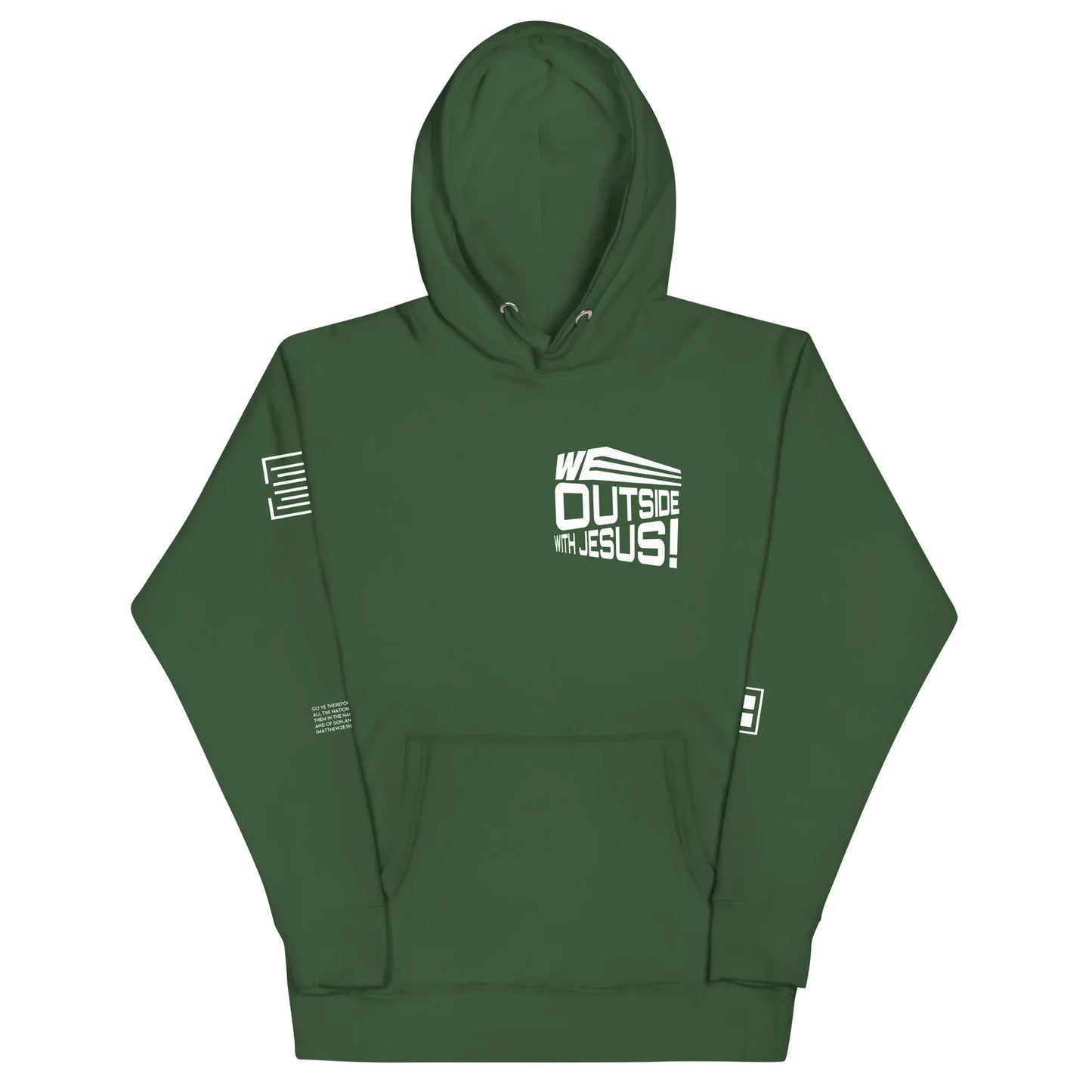 WE OUTSIDE -W- JESUS Unisex Hoodie - Da G.A.T.E 33
