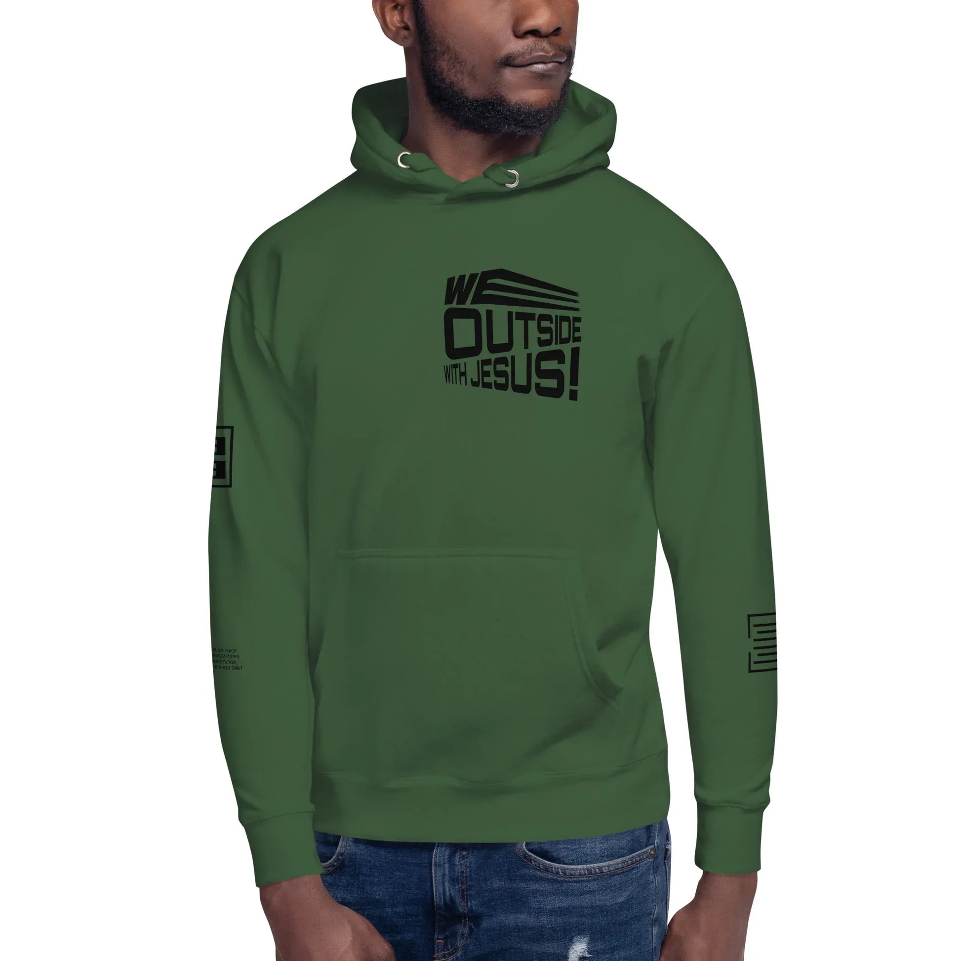 WE OUTSIDE -W- JESUS Unisex Hoodie - Da G.A.T.E 33