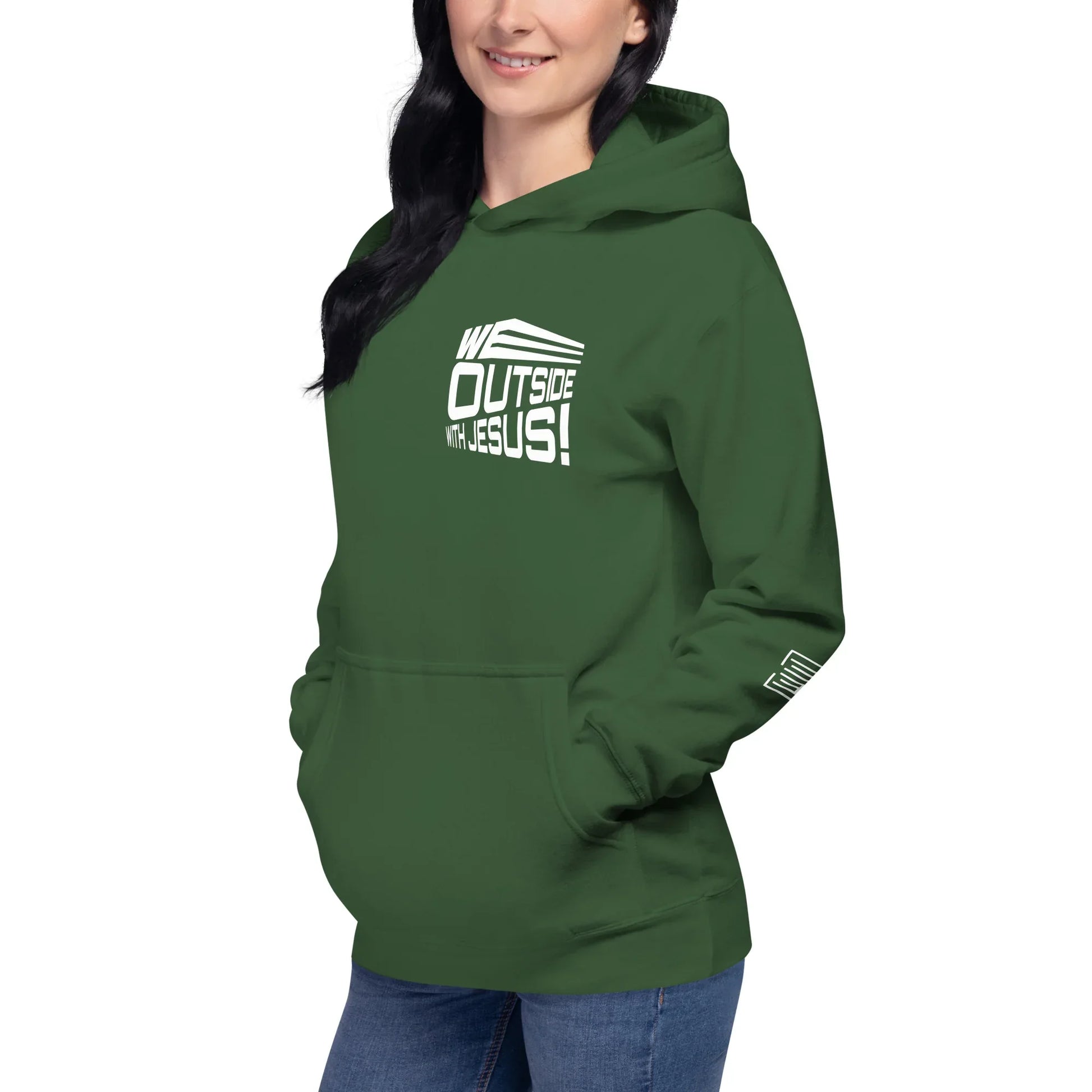 WE OUTSIDE -W- JESUS Unisex Hoodie - Da G.A.T.E 33
