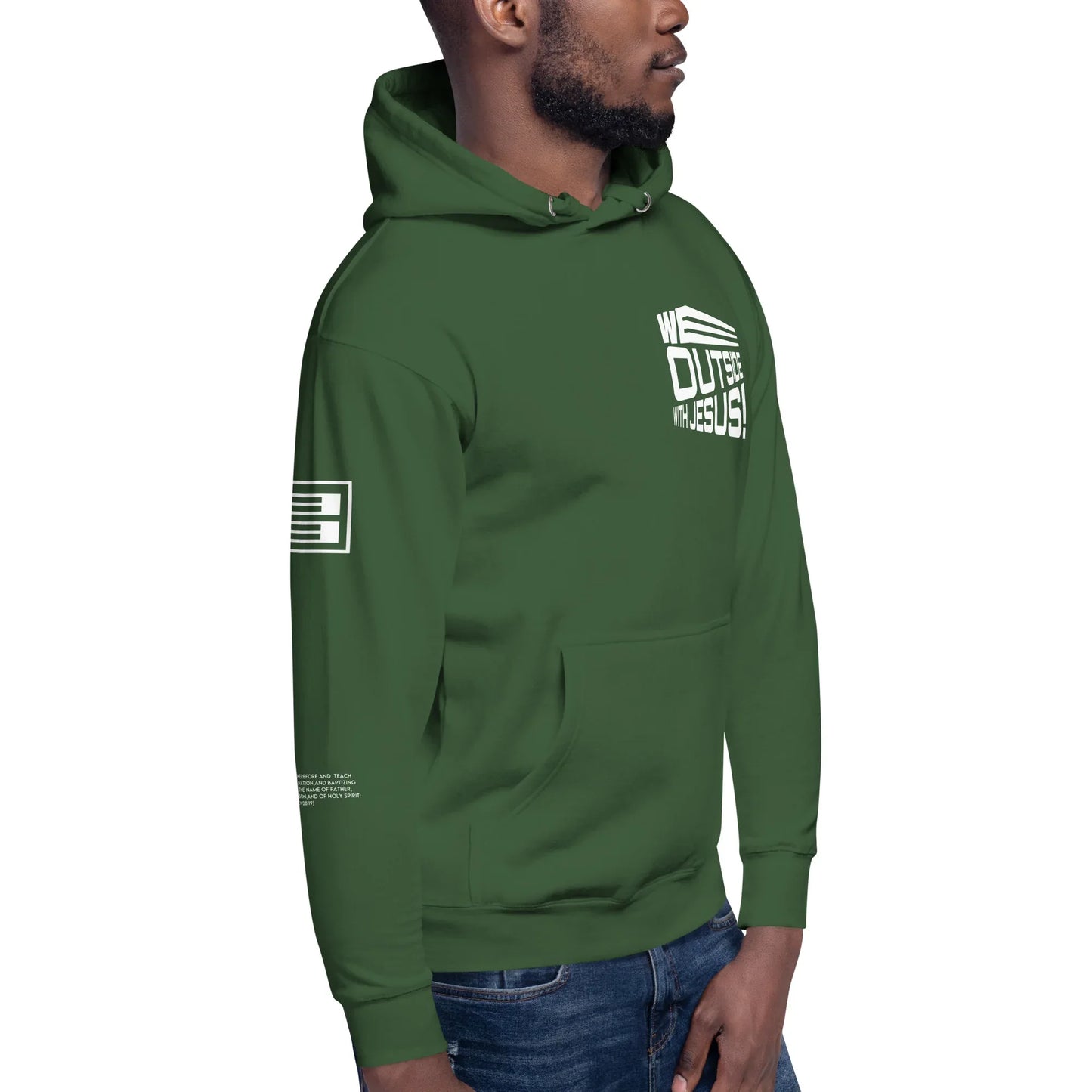 WE OUTSIDE -W- JESUS Unisex Hoodie - Da G.A.T.E 33