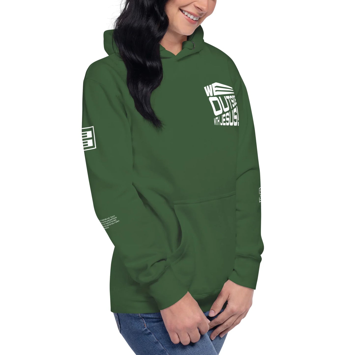 WE OUTSIDE -W- JESUS Unisex Hoodie - Da G.A.T.E 33