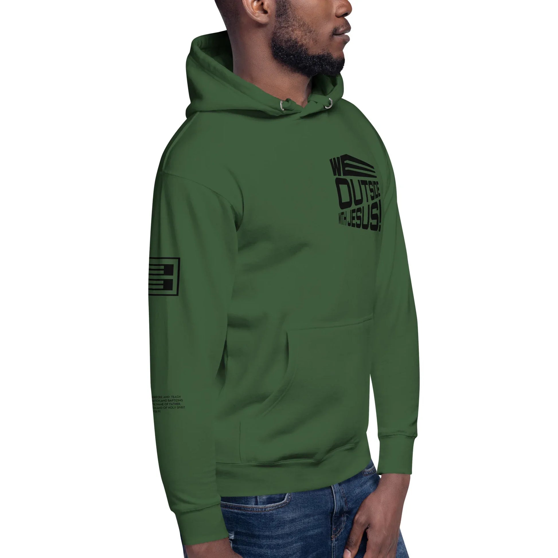 WE OUTSIDE -W- JESUS Unisex Hoodie - Da G.A.T.E 33