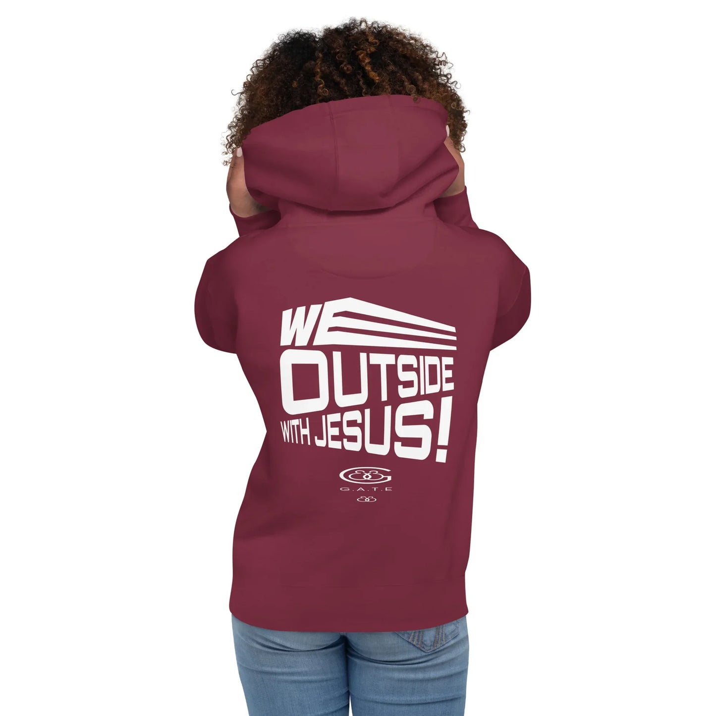 WE OUTSIDE -W- JESUS Unisex Hoodie - Da G.A.T.E 33