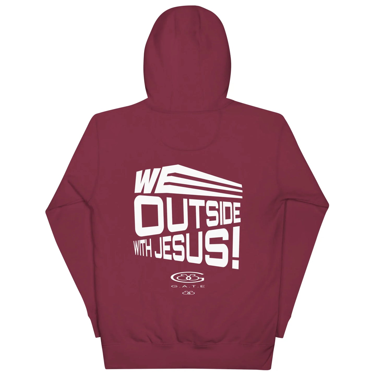 WE OUTSIDE -W- JESUS Unisex Hoodie - Da G.A.T.E 33