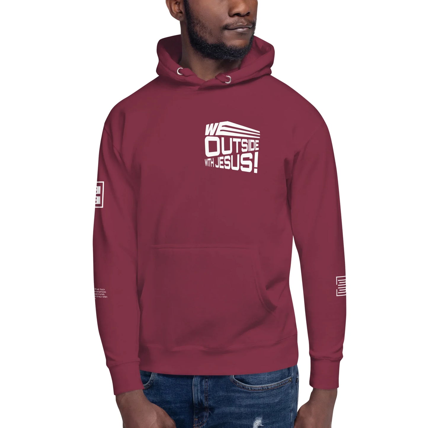 WE OUTSIDE -W- JESUS Unisex Hoodie - Da G.A.T.E 33