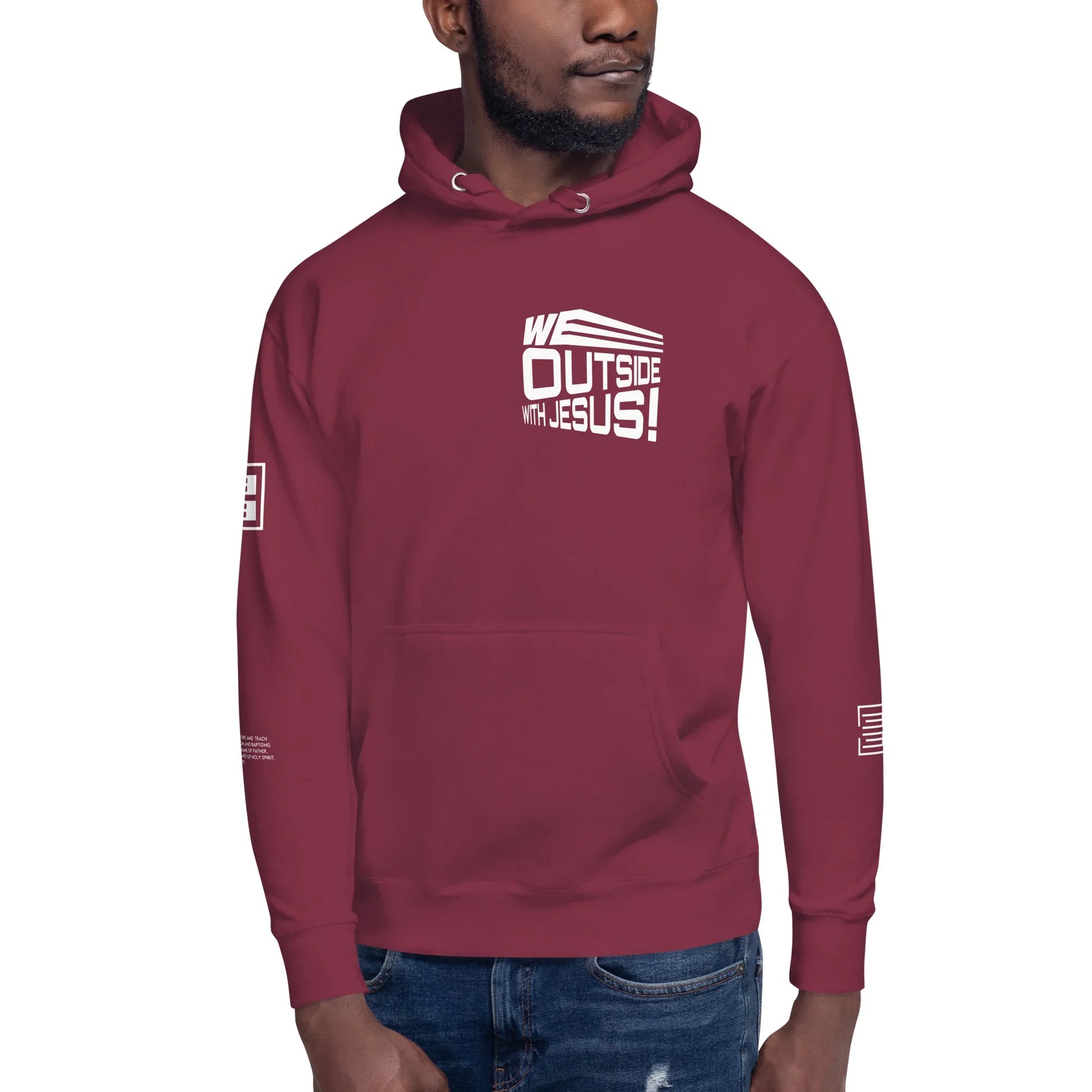 WE OUTSIDE -W- JESUS Unisex Hoodie - Da G.A.T.E 33