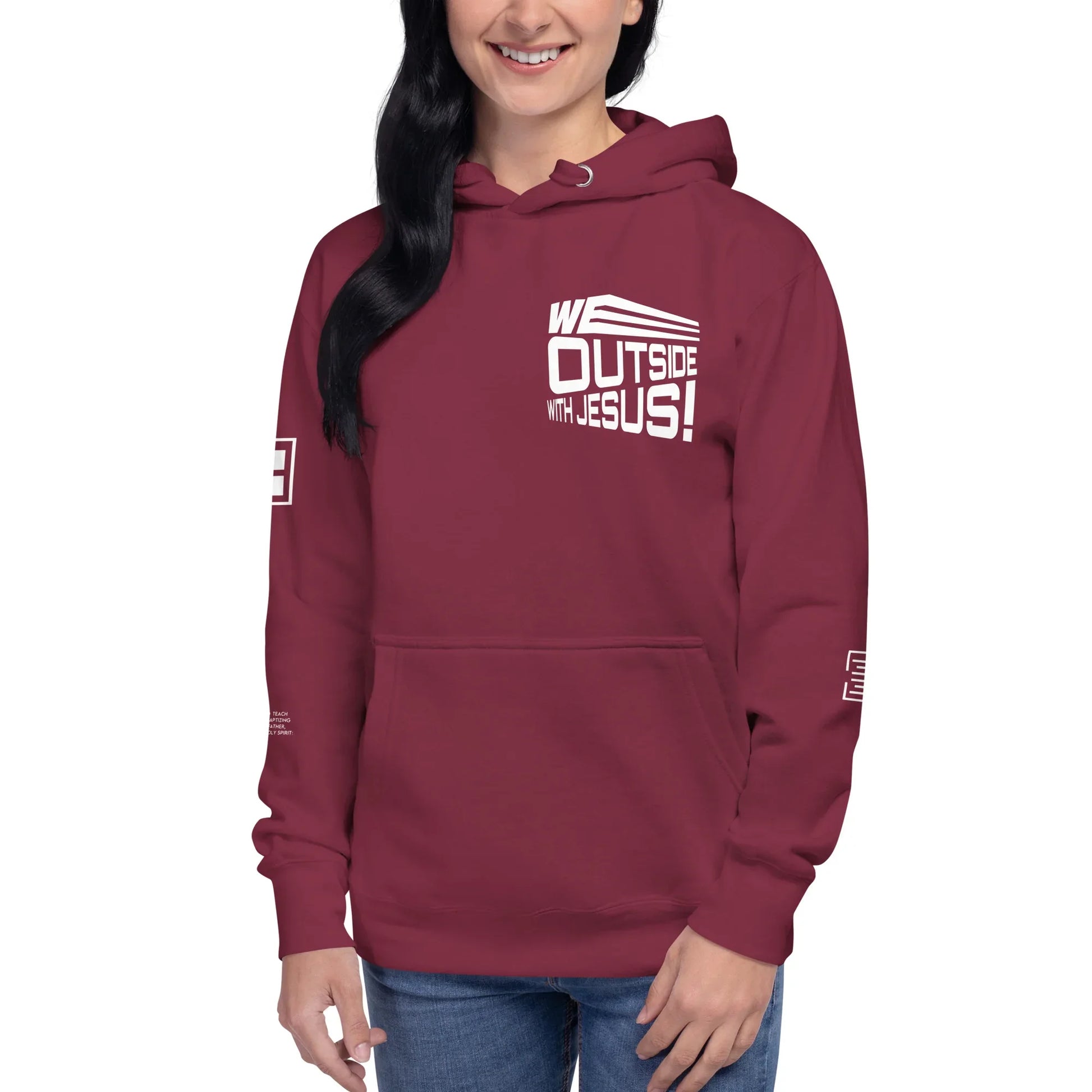 WE OUTSIDE -W- JESUS Unisex Hoodie - Da G.A.T.E 33