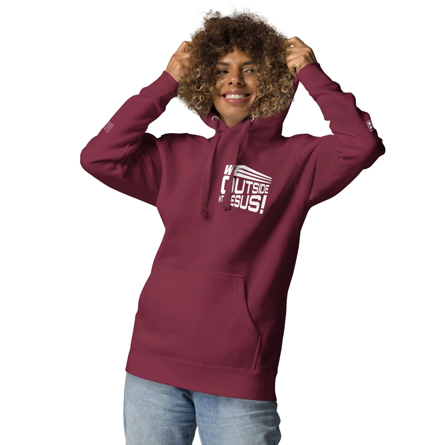 WE OUTSIDE -W- JESUS Unisex Hoodie - Da G.A.T.E 33
