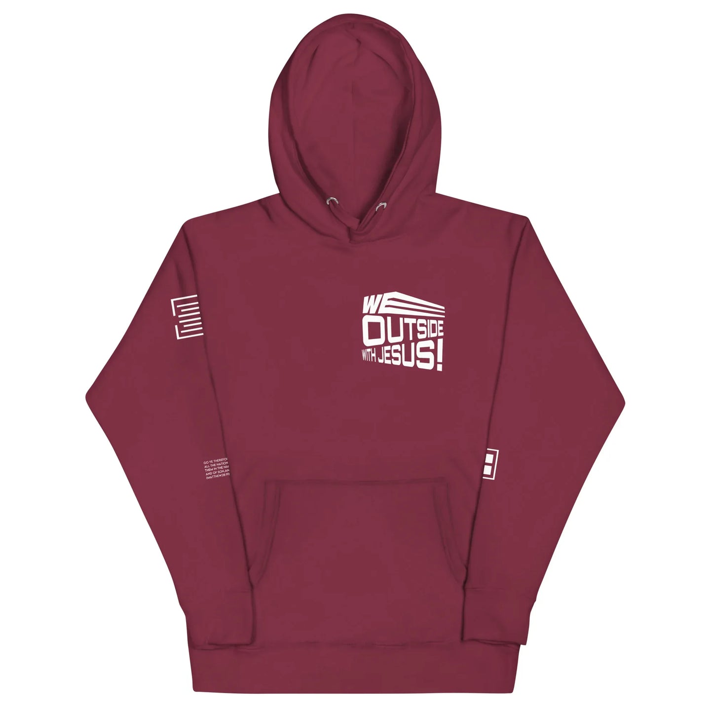 WE OUTSIDE -W- JESUS Unisex Hoodie - Da G.A.T.E 33