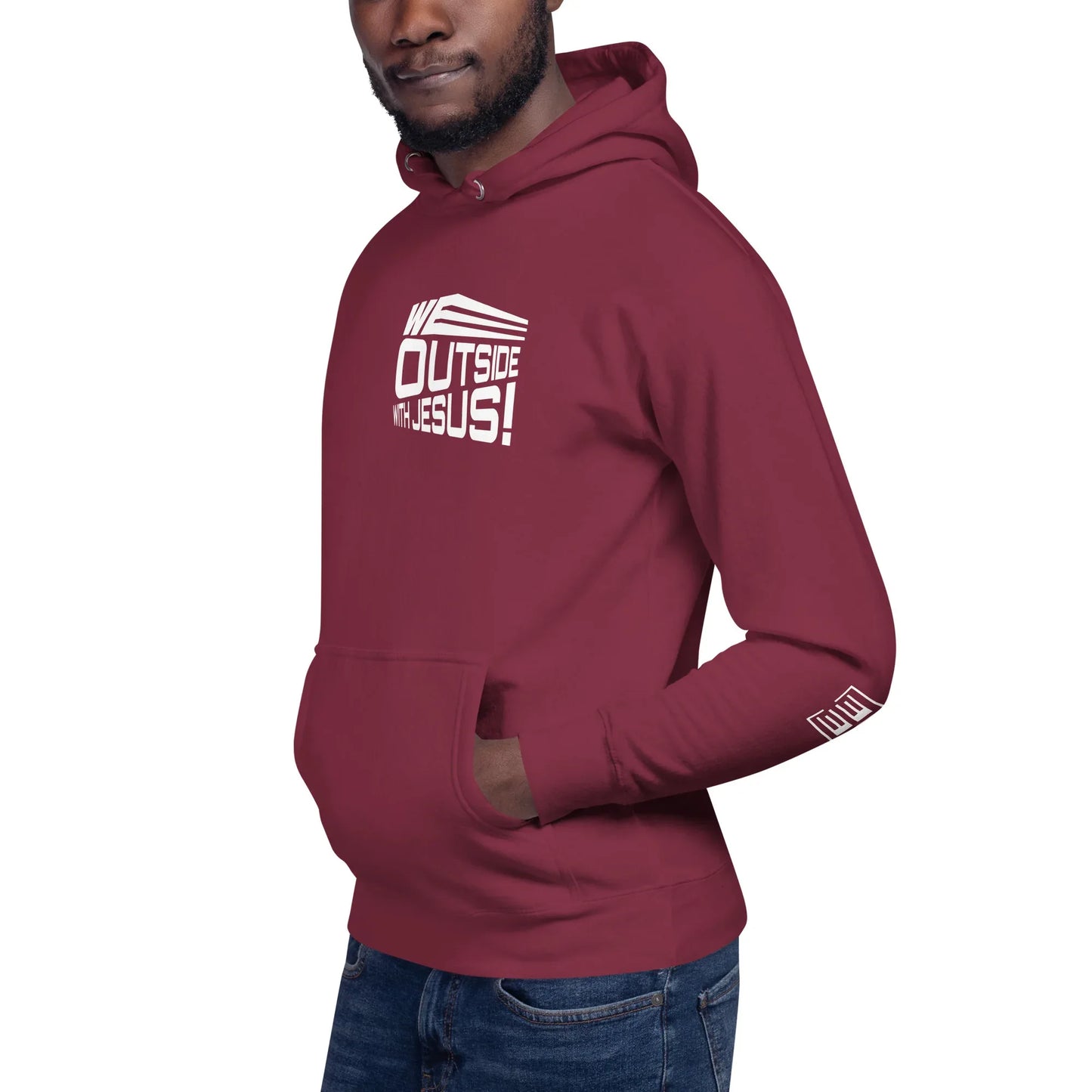 WE OUTSIDE -W- JESUS Unisex Hoodie - Da G.A.T.E 33