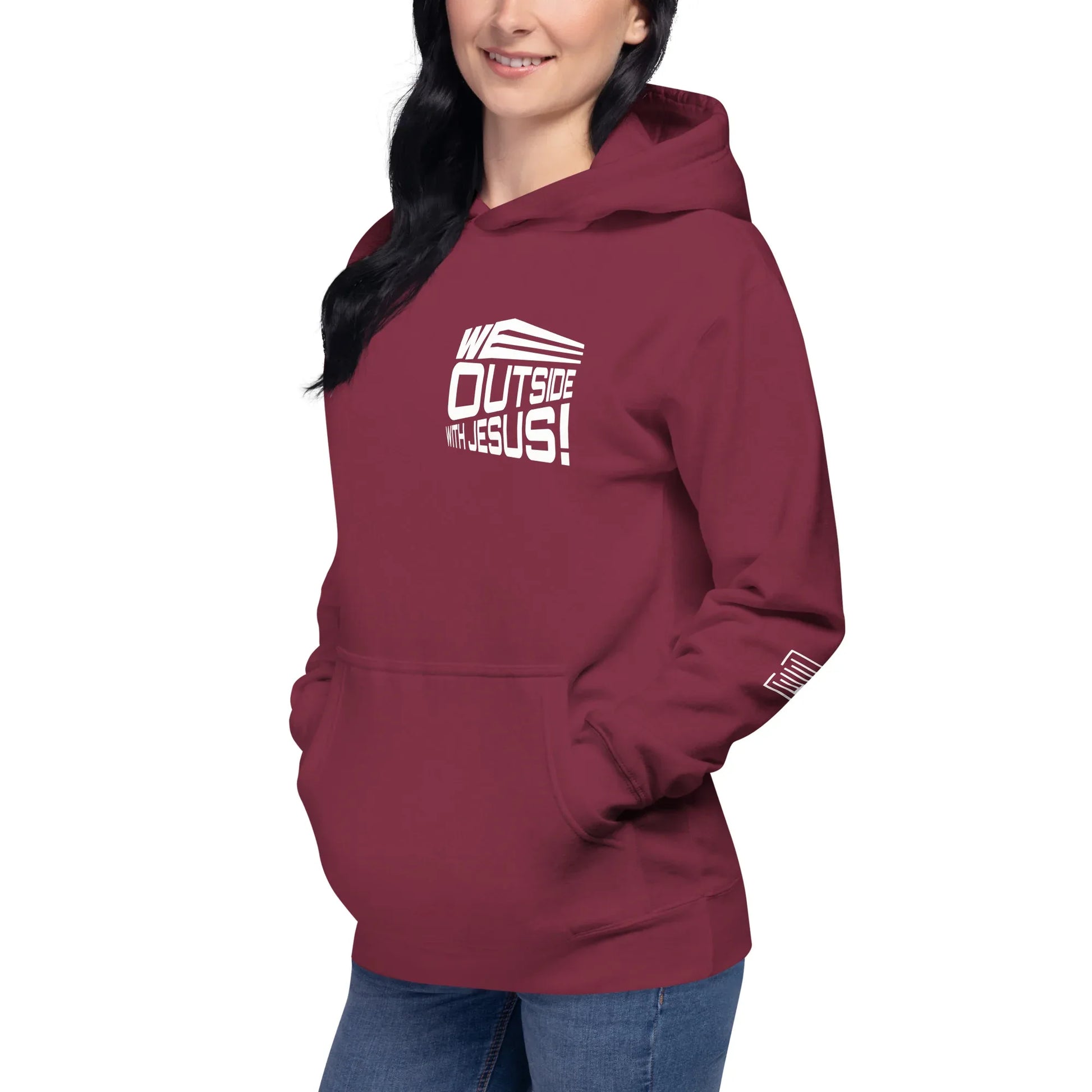 WE OUTSIDE -W- JESUS Unisex Hoodie - Da G.A.T.E 33