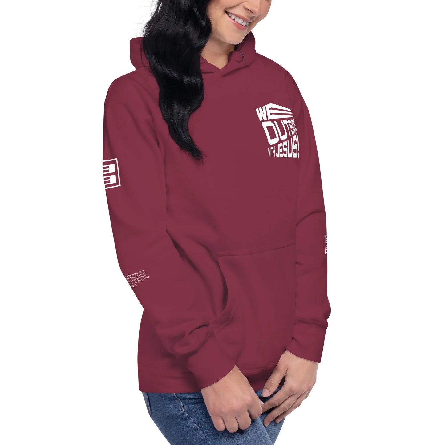 WE OUTSIDE -W- JESUS Unisex Hoodie - Da G.A.T.E 33