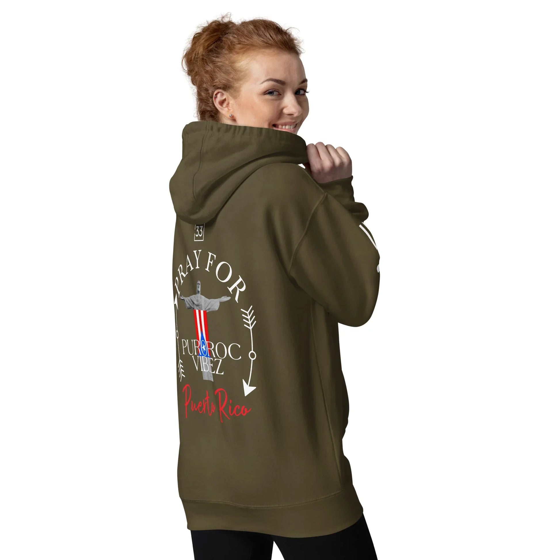 PRAY FOR PR Unisex Hoodie - Da G.A.T.E 33
