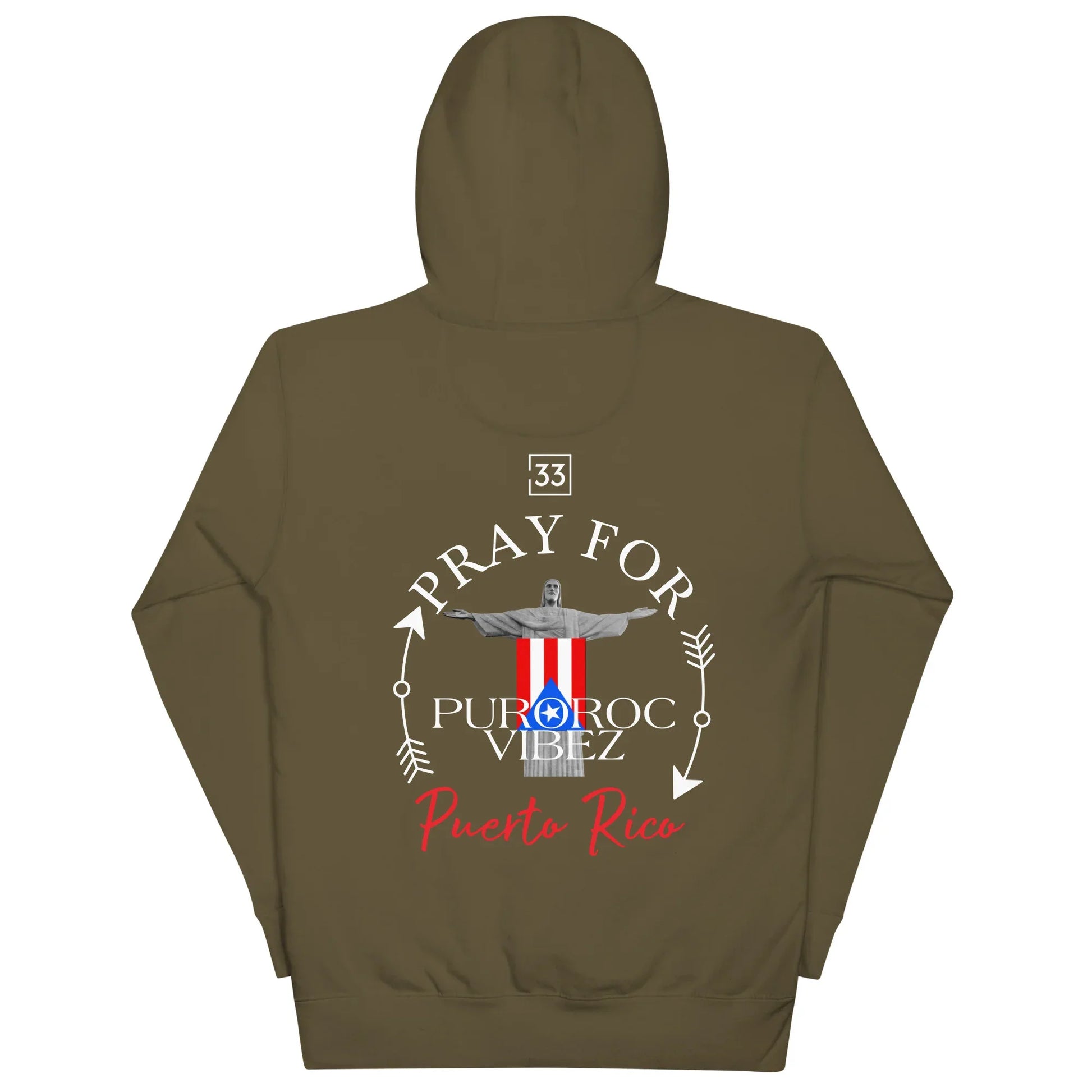 PRAY FOR PR Unisex Hoodie - Da G.A.T.E 33