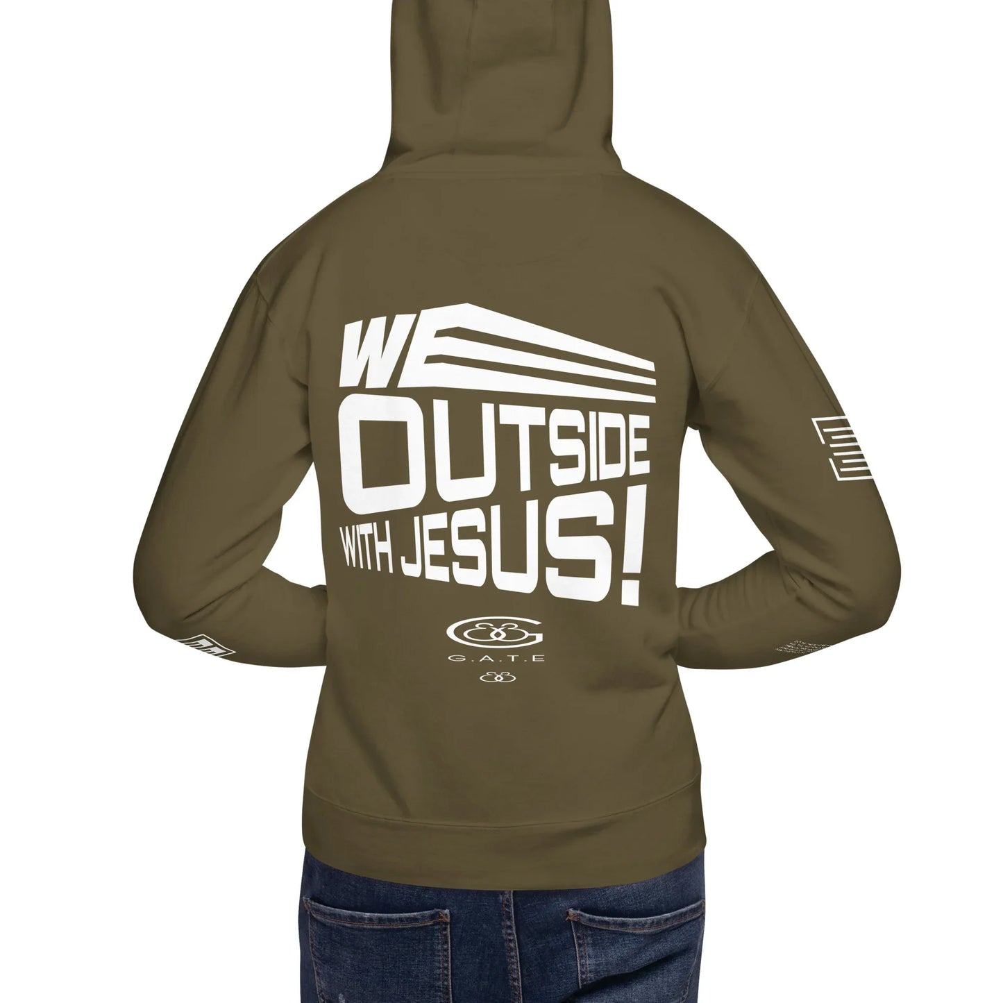 WE OUTSIDE -W- JESUS Unisex Hoodie - Da G.A.T.E 33