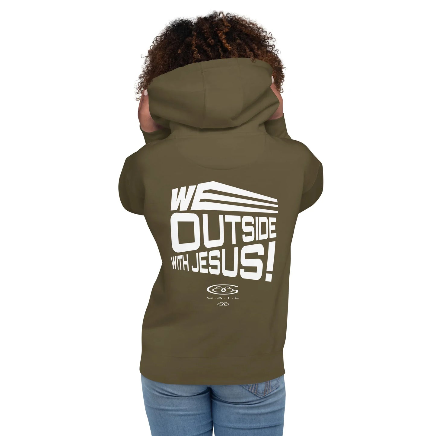 WE OUTSIDE -W- JESUS Unisex Hoodie - Da G.A.T.E 33