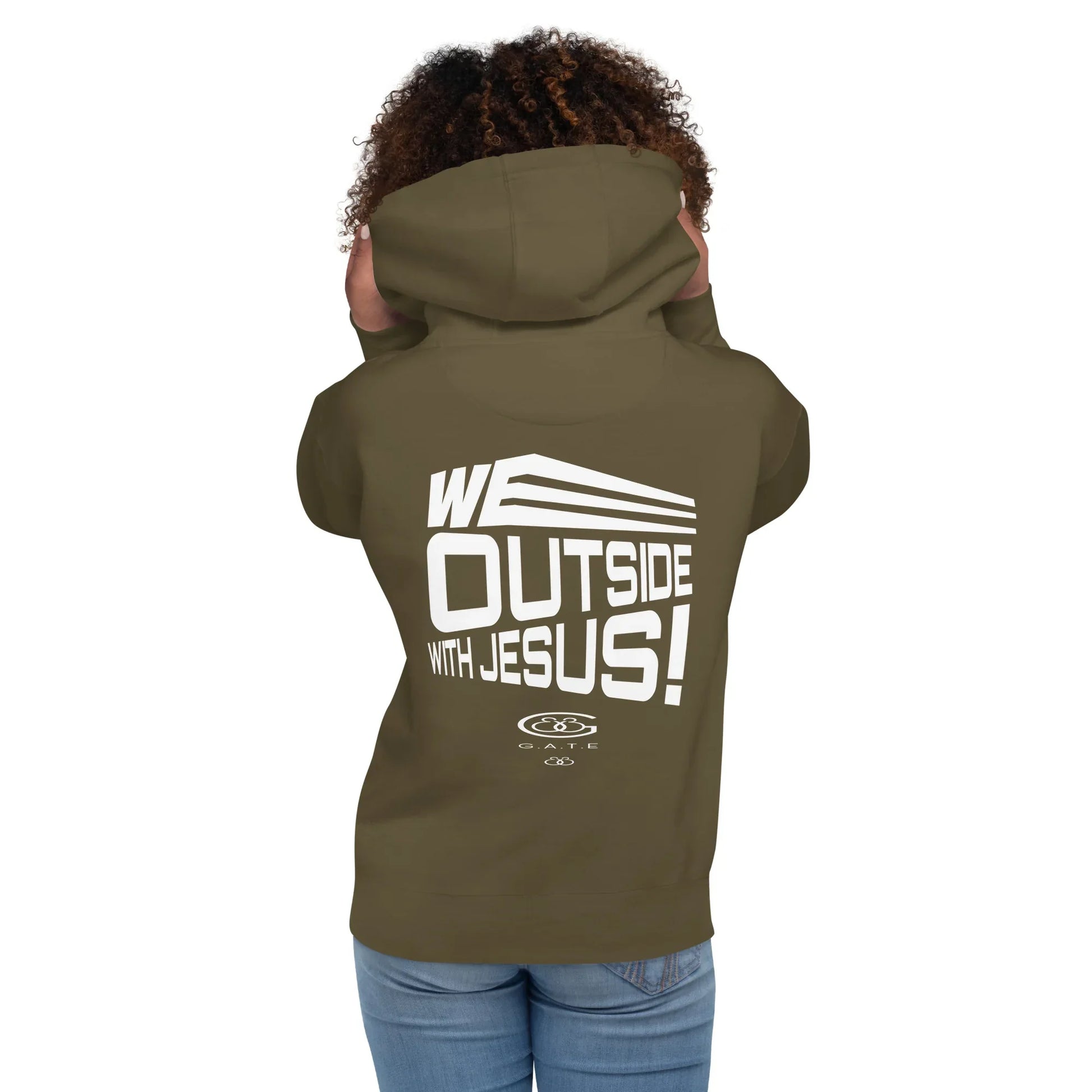 WE OUTSIDE -W- JESUS Unisex Hoodie - Da G.A.T.E 33