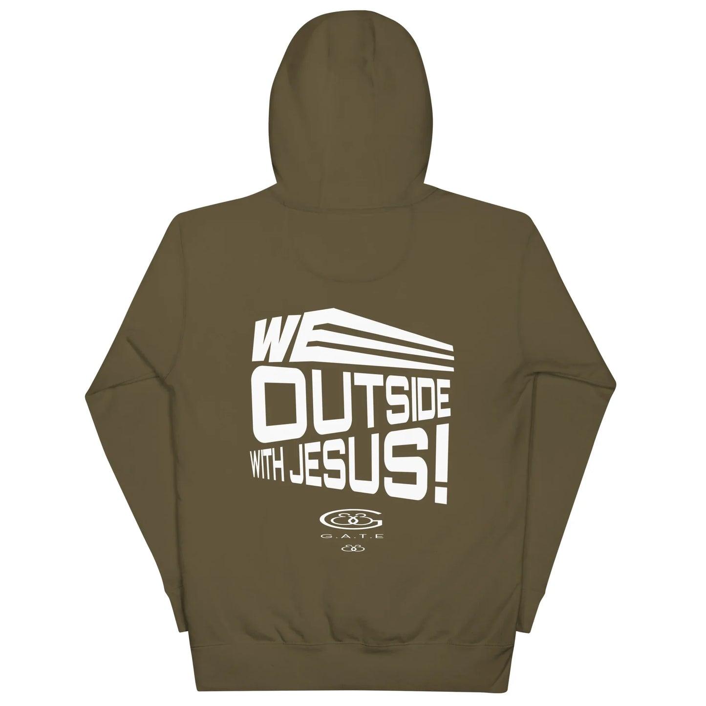 WE OUTSIDE -W- JESUS Unisex Hoodie - Da G.A.T.E 33