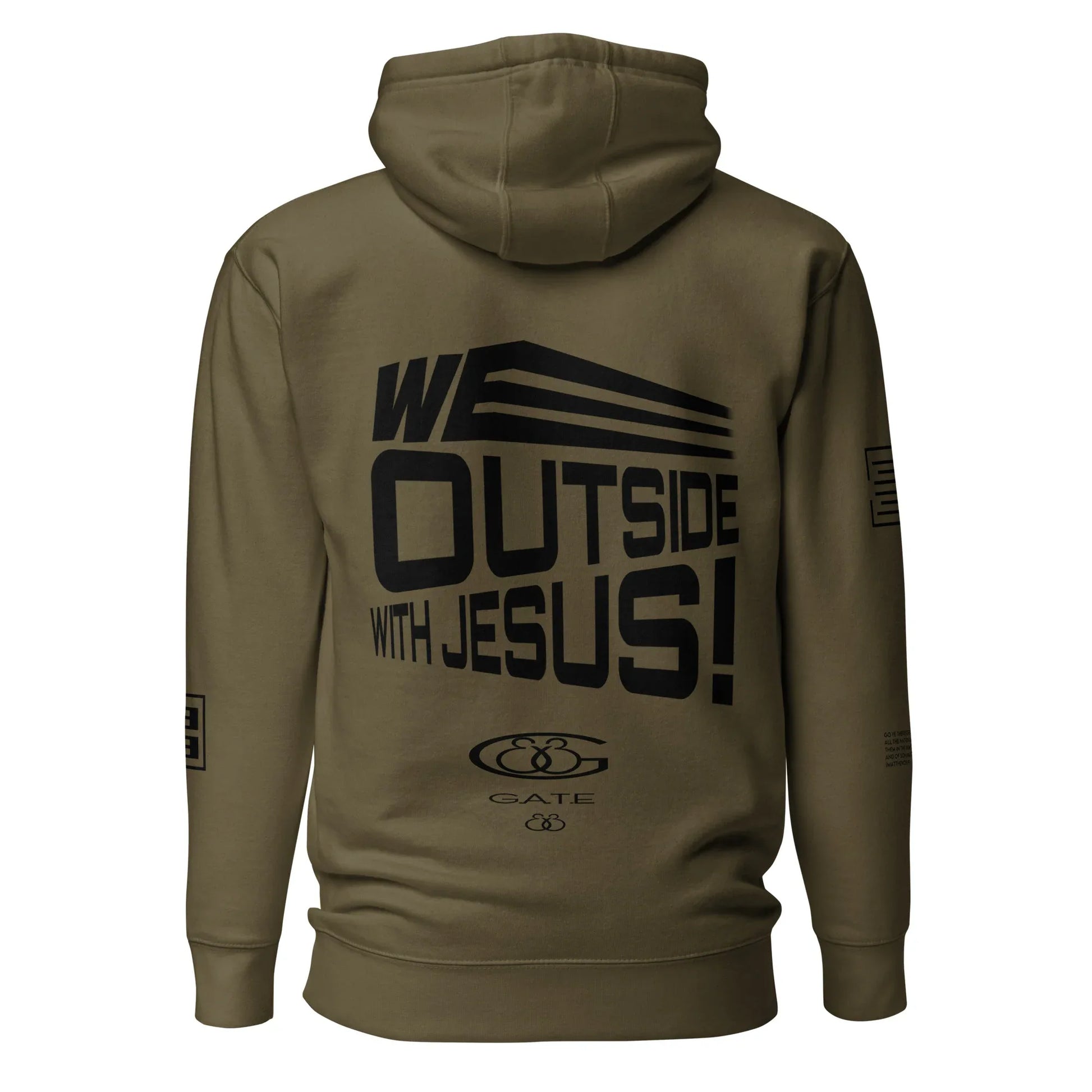 WE OUTSIDE -W- JESUS Unisex Hoodie - Da G.A.T.E 33