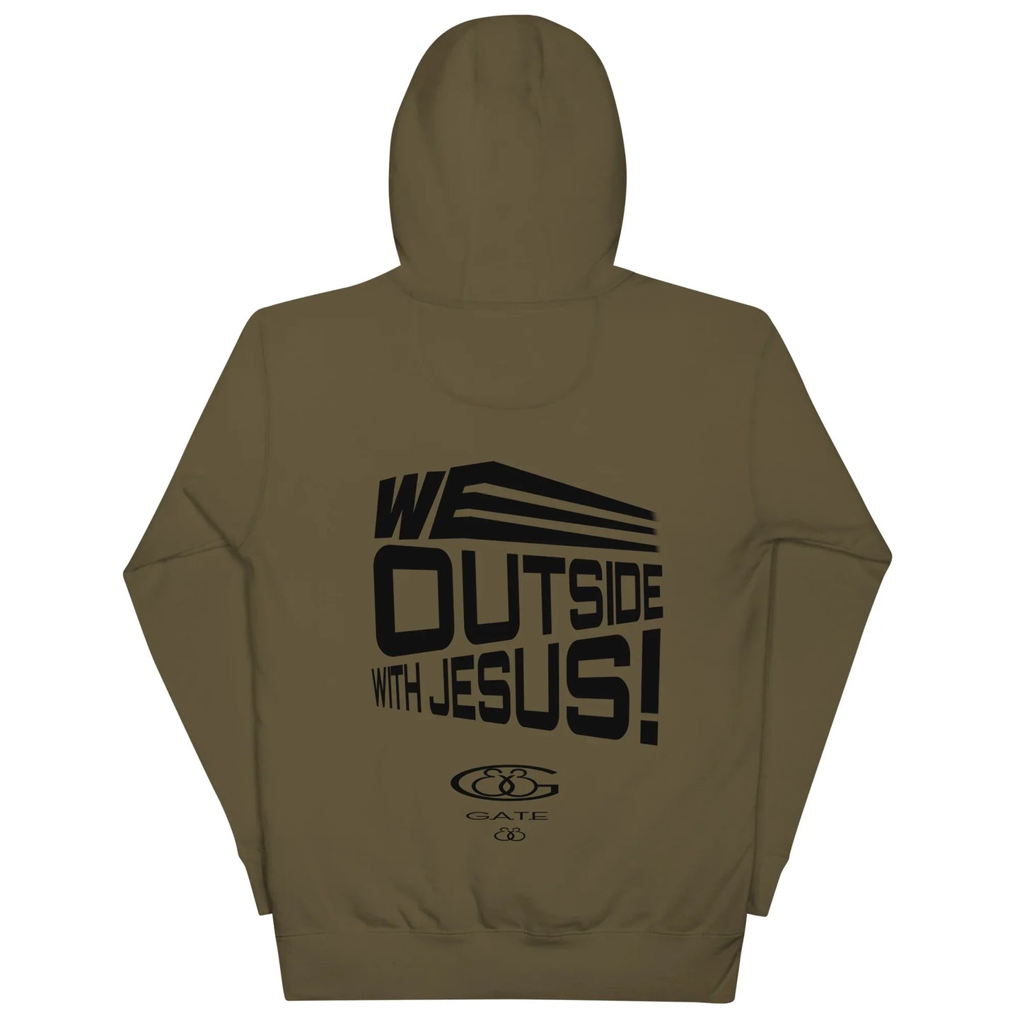 WE OUTSIDE -W- JESUS Unisex Hoodie - Da G.A.T.E 33