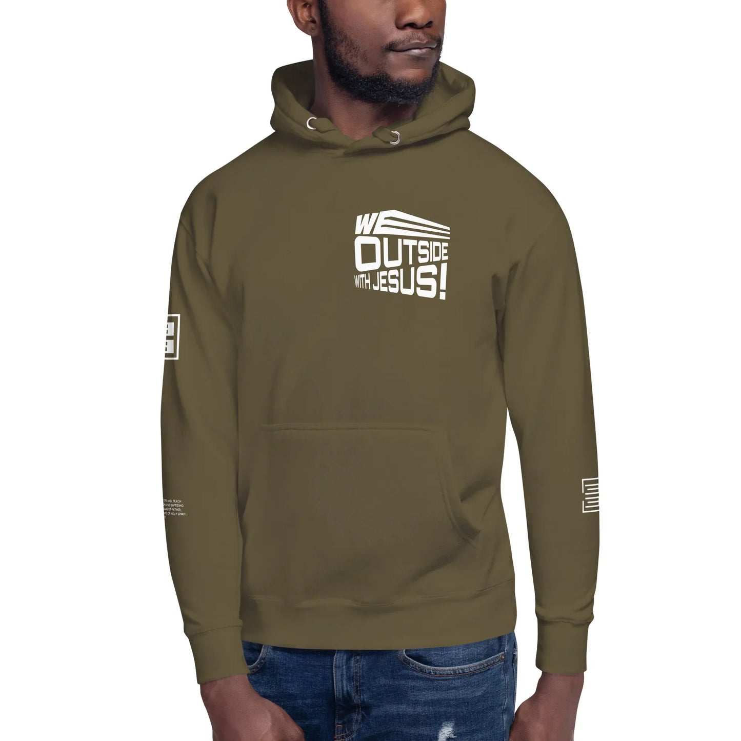 WE OUTSIDE -W- JESUS Unisex Hoodie - Da G.A.T.E 33