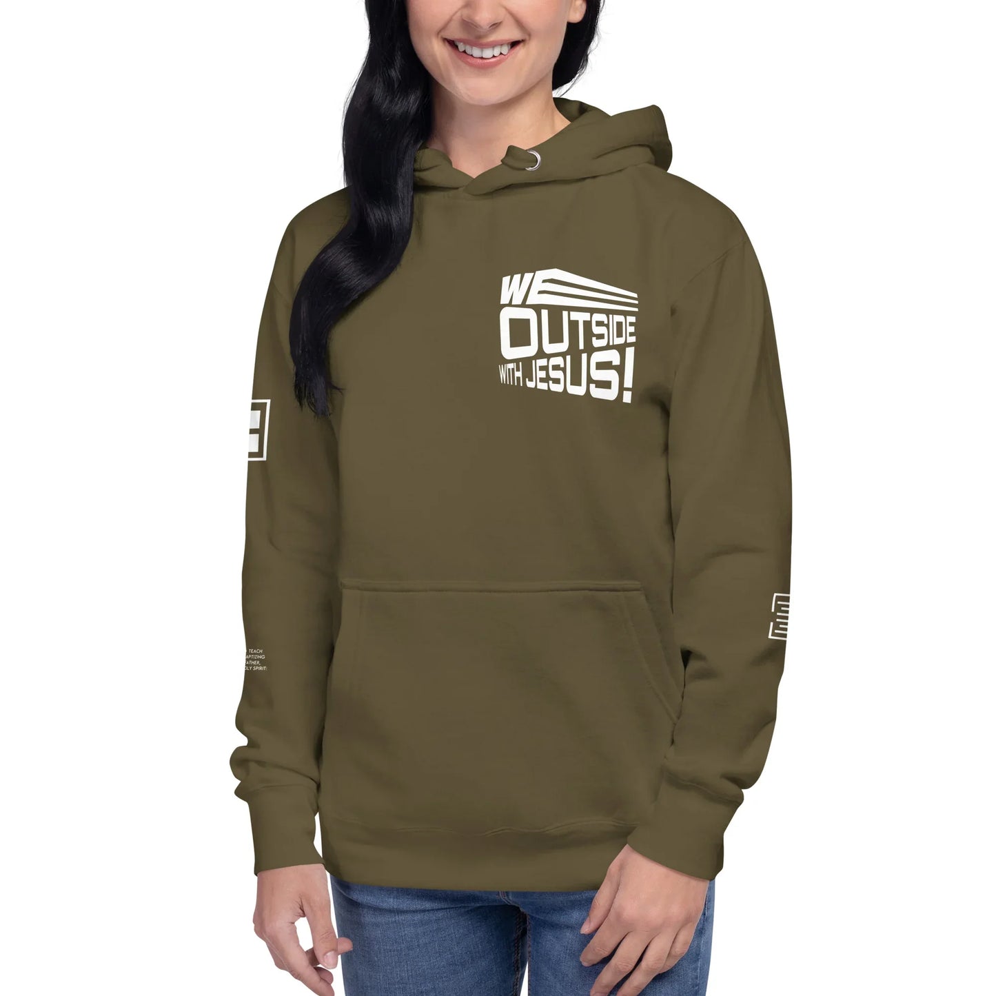 WE OUTSIDE -W- JESUS Unisex Hoodie - Da G.A.T.E 33