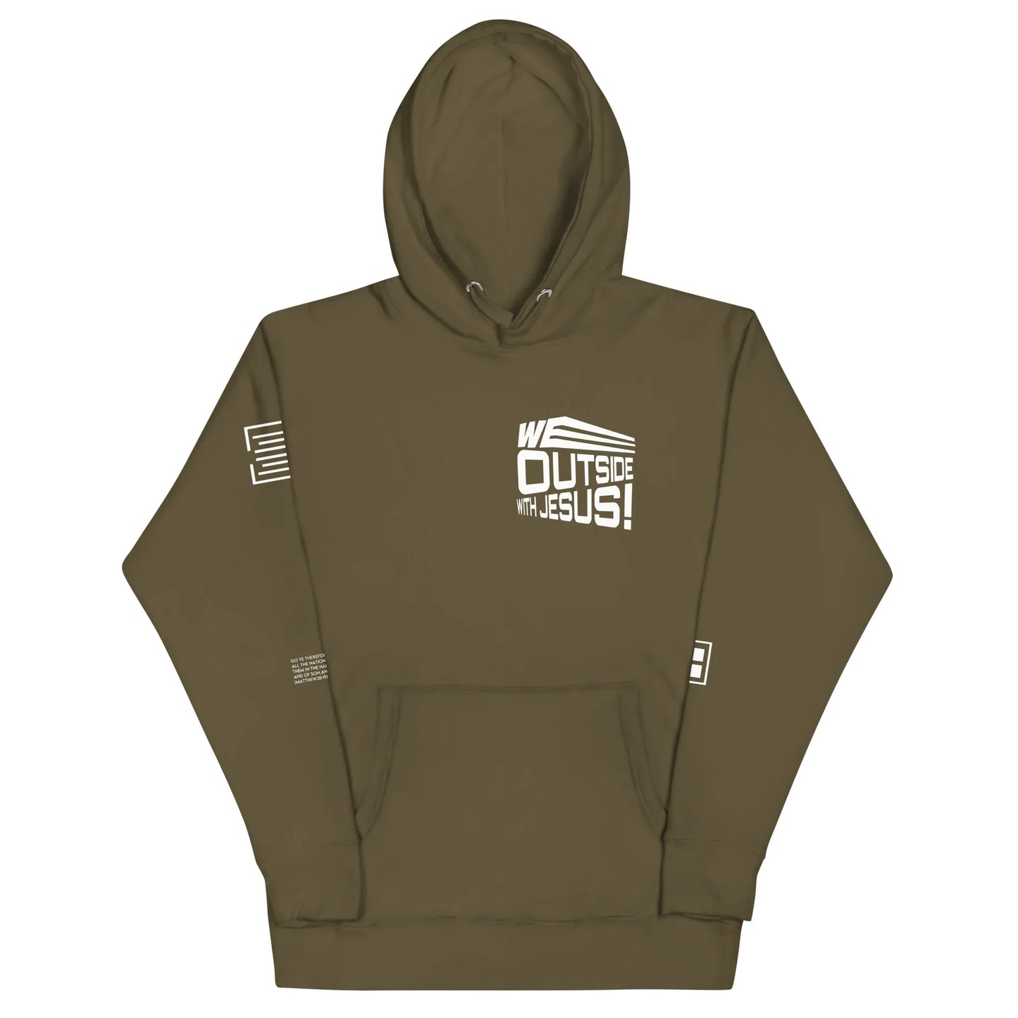 WE OUTSIDE -W- JESUS Unisex Hoodie - Da G.A.T.E 33