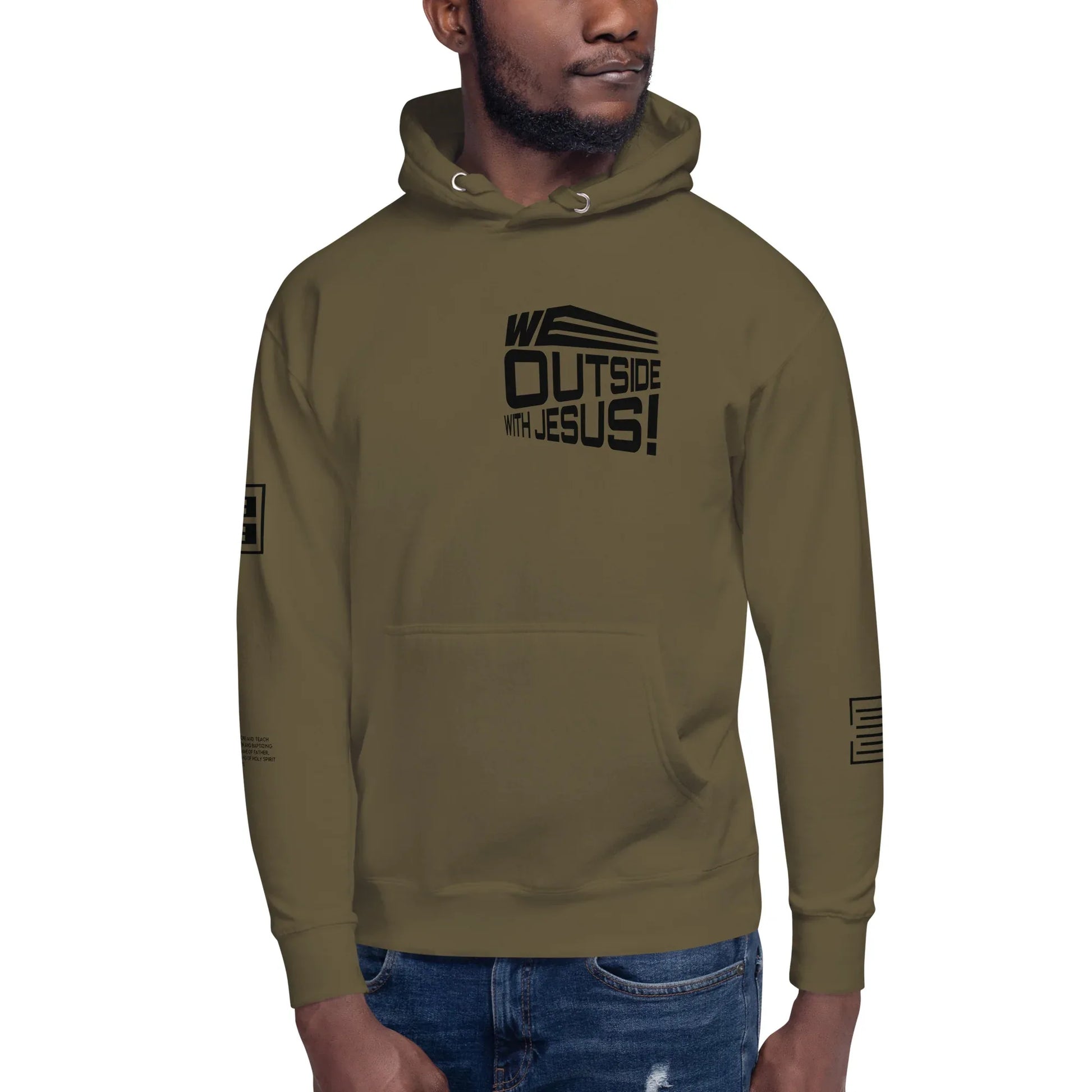 WE OUTSIDE -W- JESUS Unisex Hoodie - Da G.A.T.E 33
