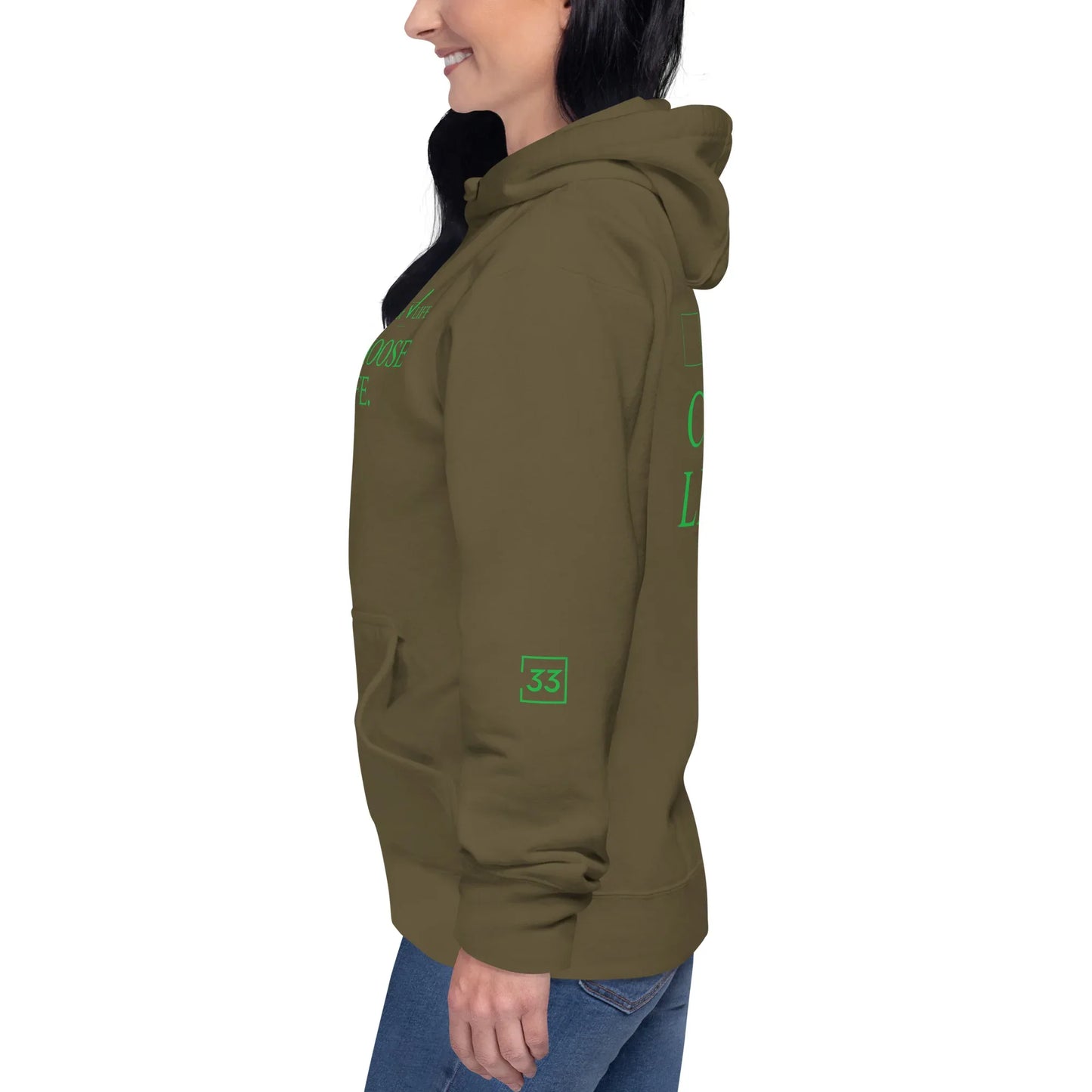 CHOSSE LIFE Unisex Hoodie - Da G.A.T.E 33