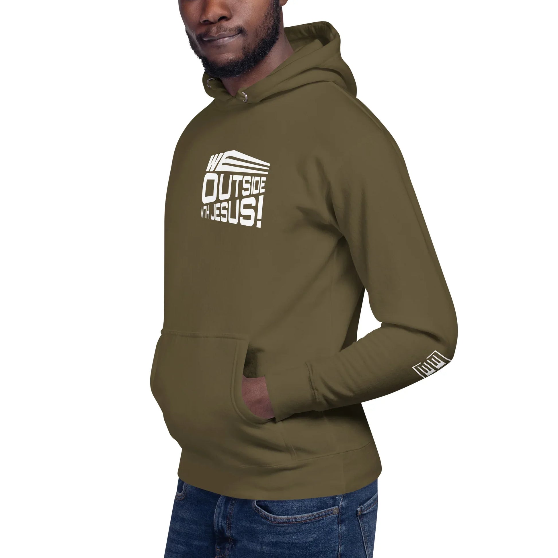 WE OUTSIDE -W- JESUS Unisex Hoodie - Da G.A.T.E 33