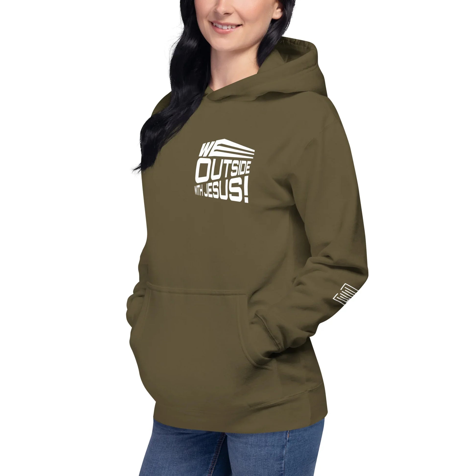 WE OUTSIDE -W- JESUS Unisex Hoodie - Da G.A.T.E 33