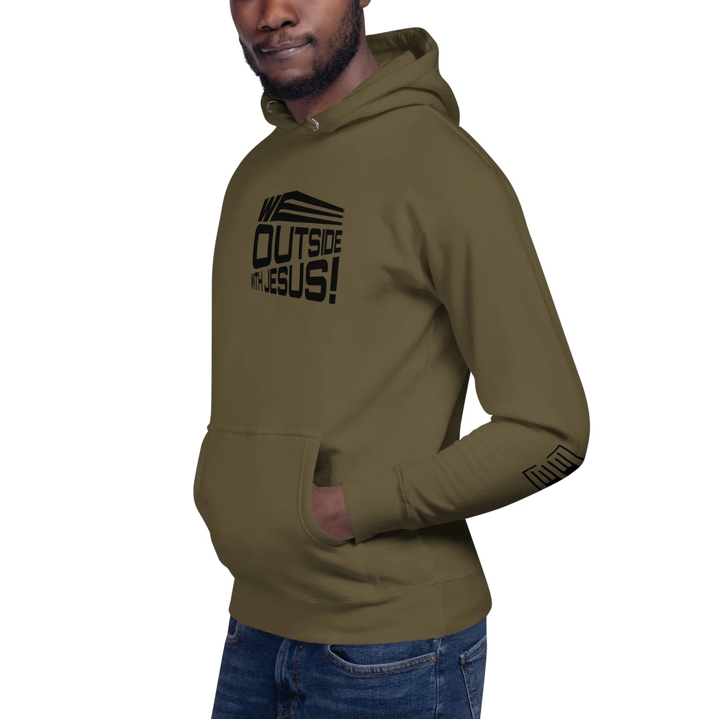 WE OUTSIDE -W- JESUS Unisex Hoodie - Da G.A.T.E 33