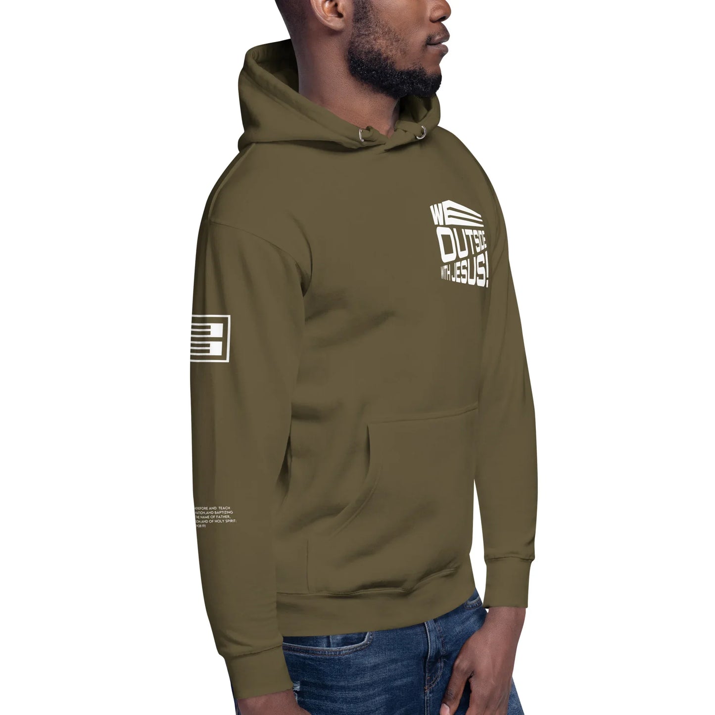 WE OUTSIDE -W- JESUS Unisex Hoodie - Da G.A.T.E 33