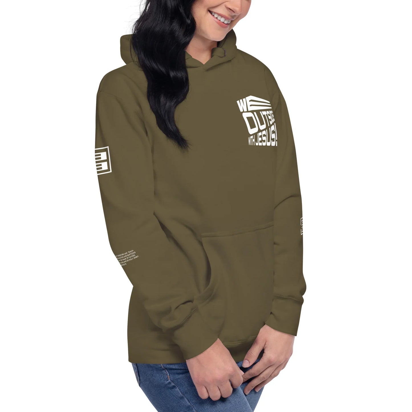 WE OUTSIDE -W- JESUS Unisex Hoodie - Da G.A.T.E 33