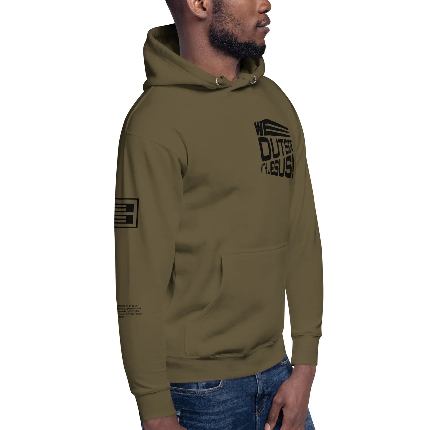 WE OUTSIDE -W- JESUS Unisex Hoodie - Da G.A.T.E 33