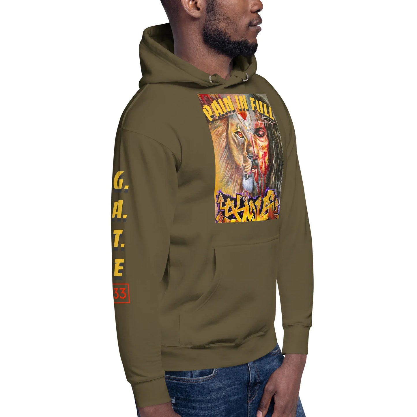 PAIN IN FULL Unisex Hoodie - Da G.A.T.E 33