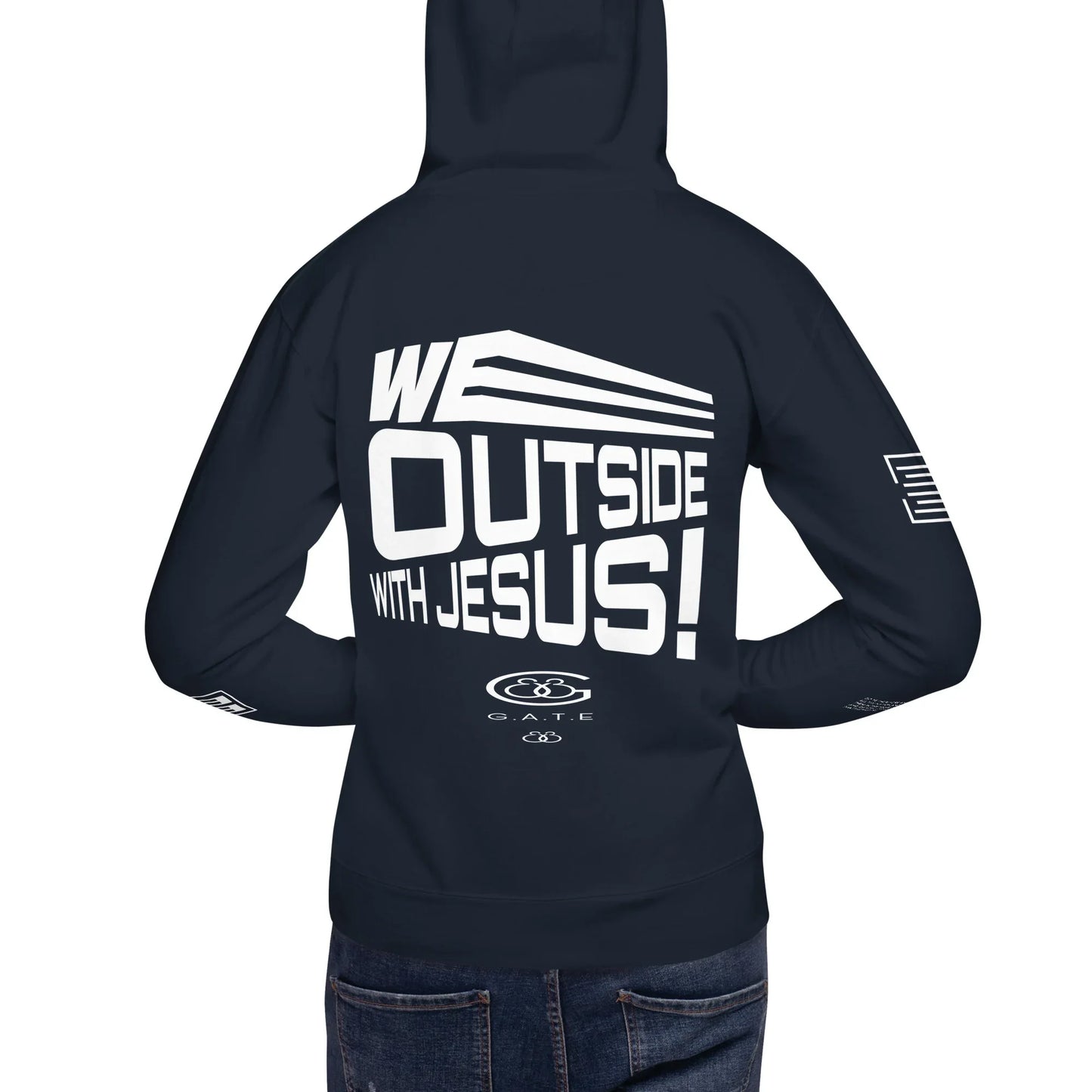 WE OUTSIDE -W- JESUS Unisex Hoodie - Da G.A.T.E 33