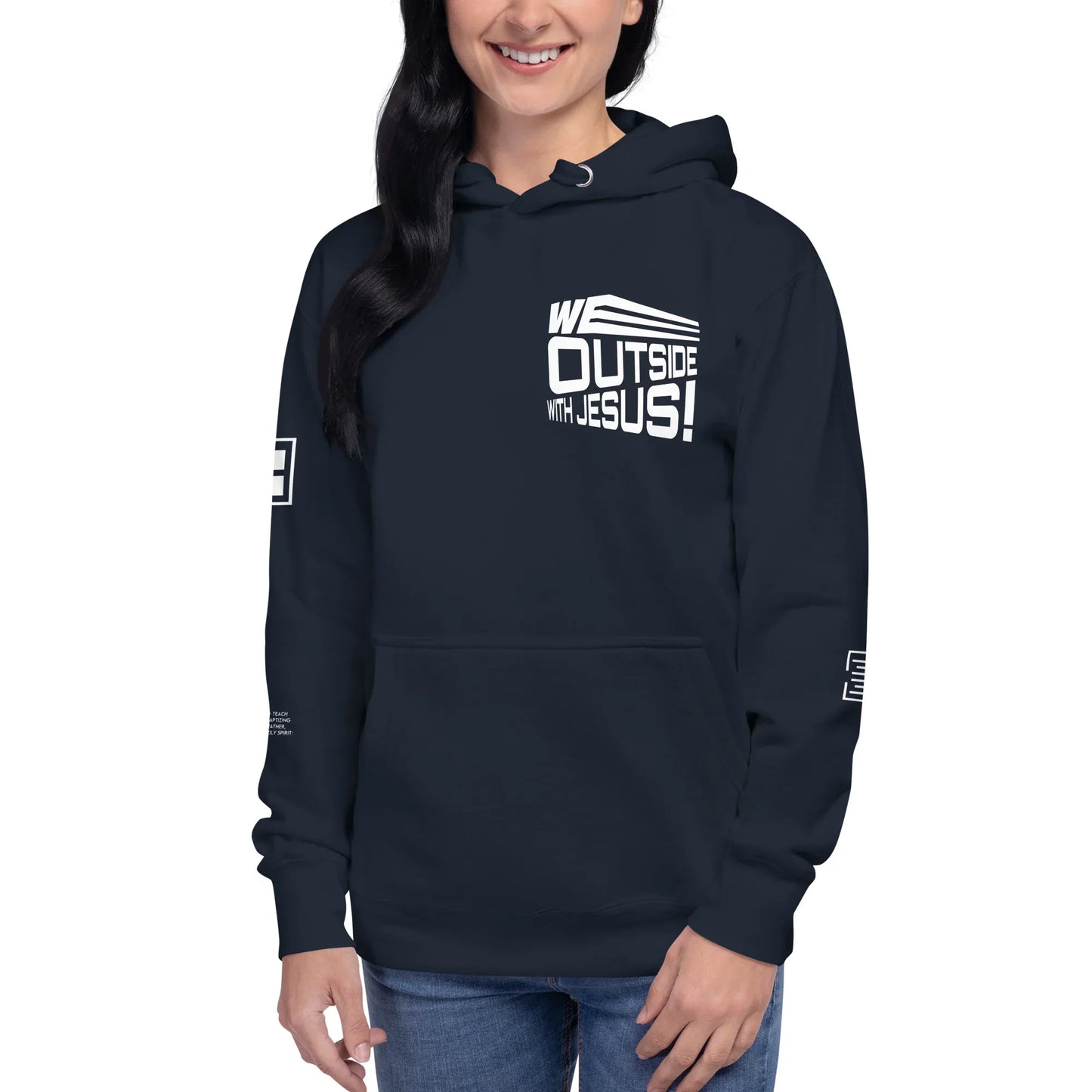 WE OUTSIDE -W- JESUS Unisex Hoodie - Da G.A.T.E 33