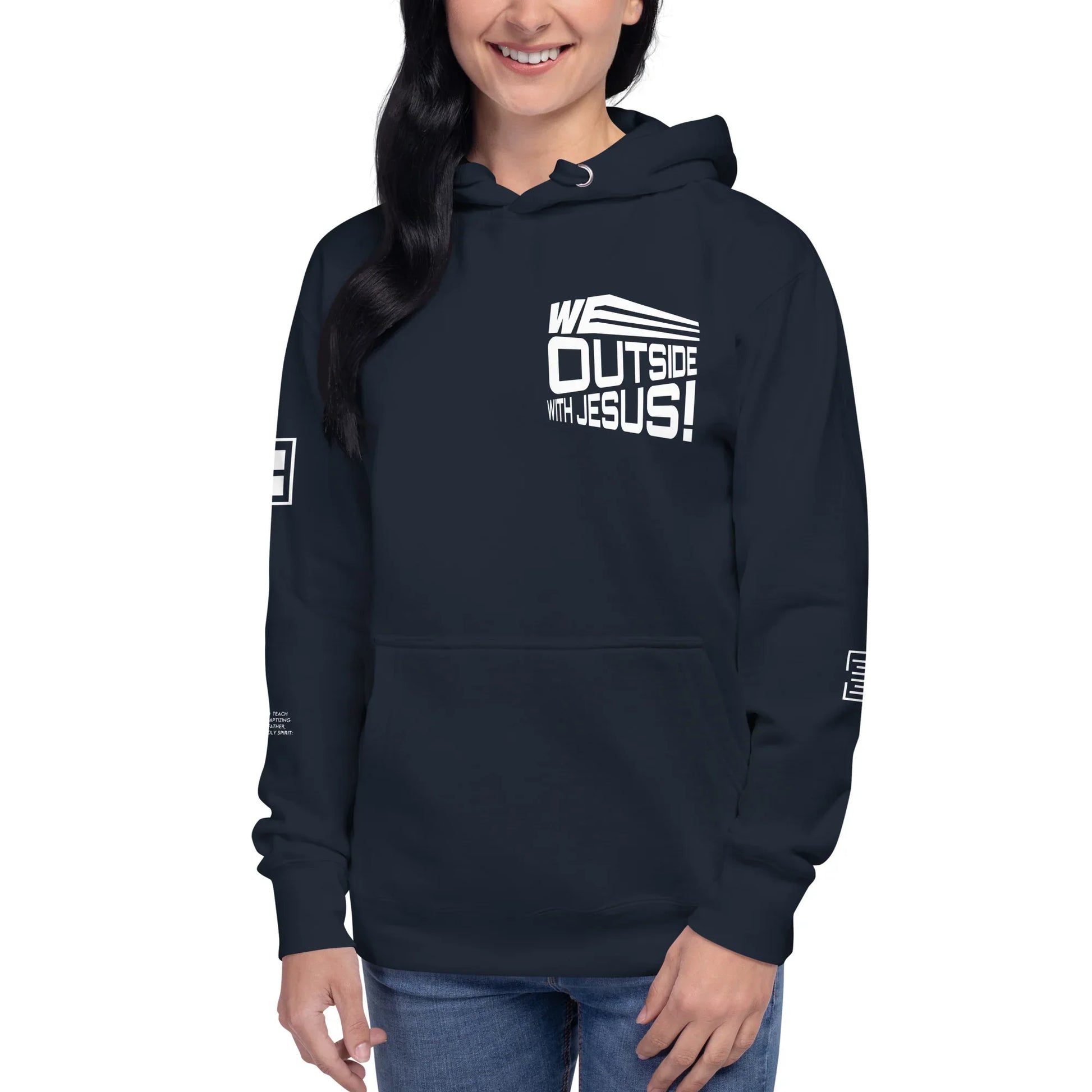 WE OUTSIDE -W- JESUS Unisex Hoodie - Da G.A.T.E 33