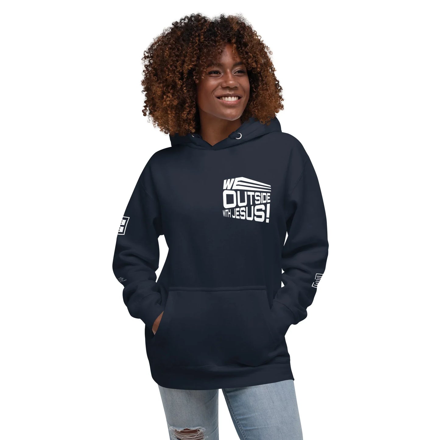 WE OUTSIDE -W- JESUS Unisex Hoodie - Da G.A.T.E 33