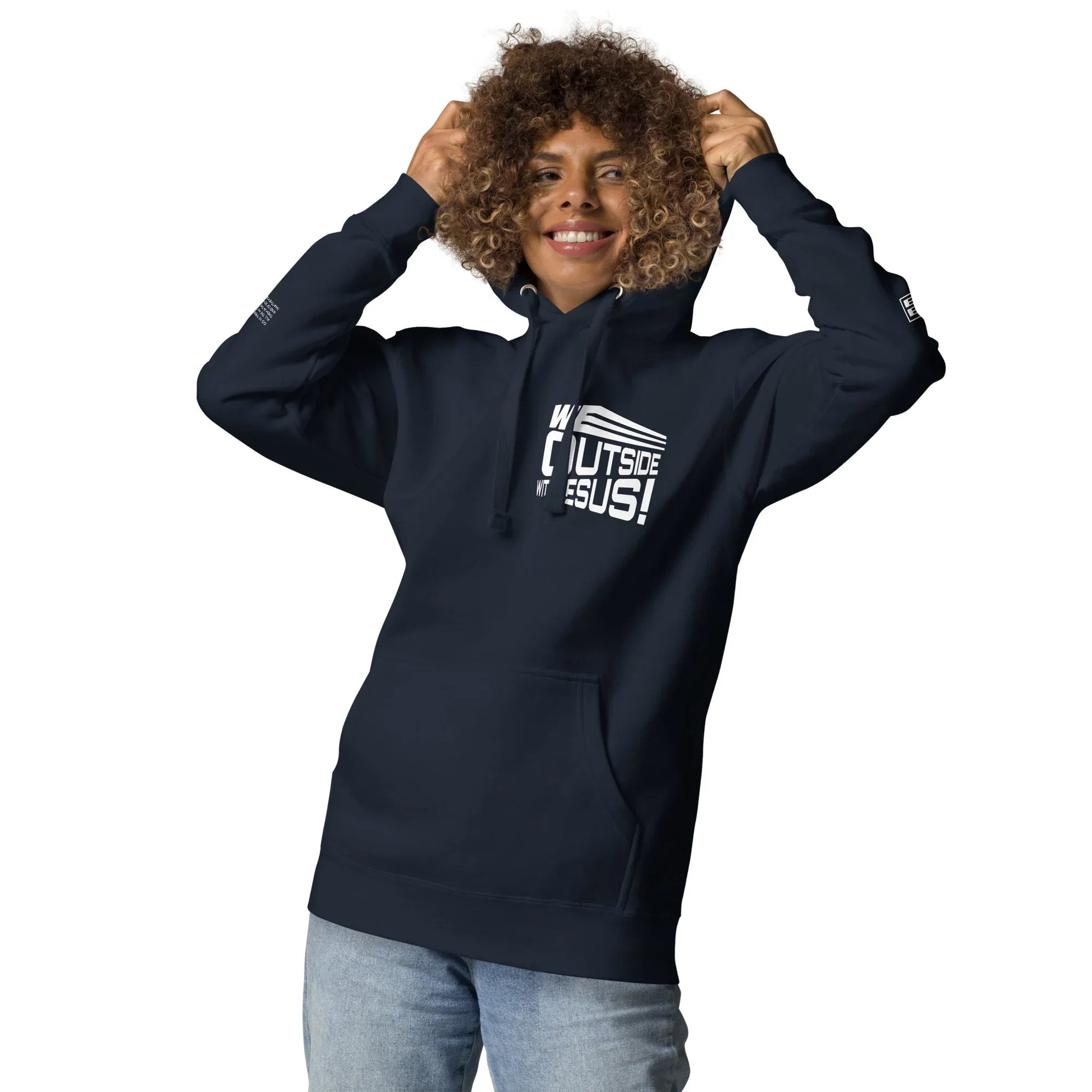 WE OUTSIDE -W- JESUS Unisex Hoodie - Da G.A.T.E 33