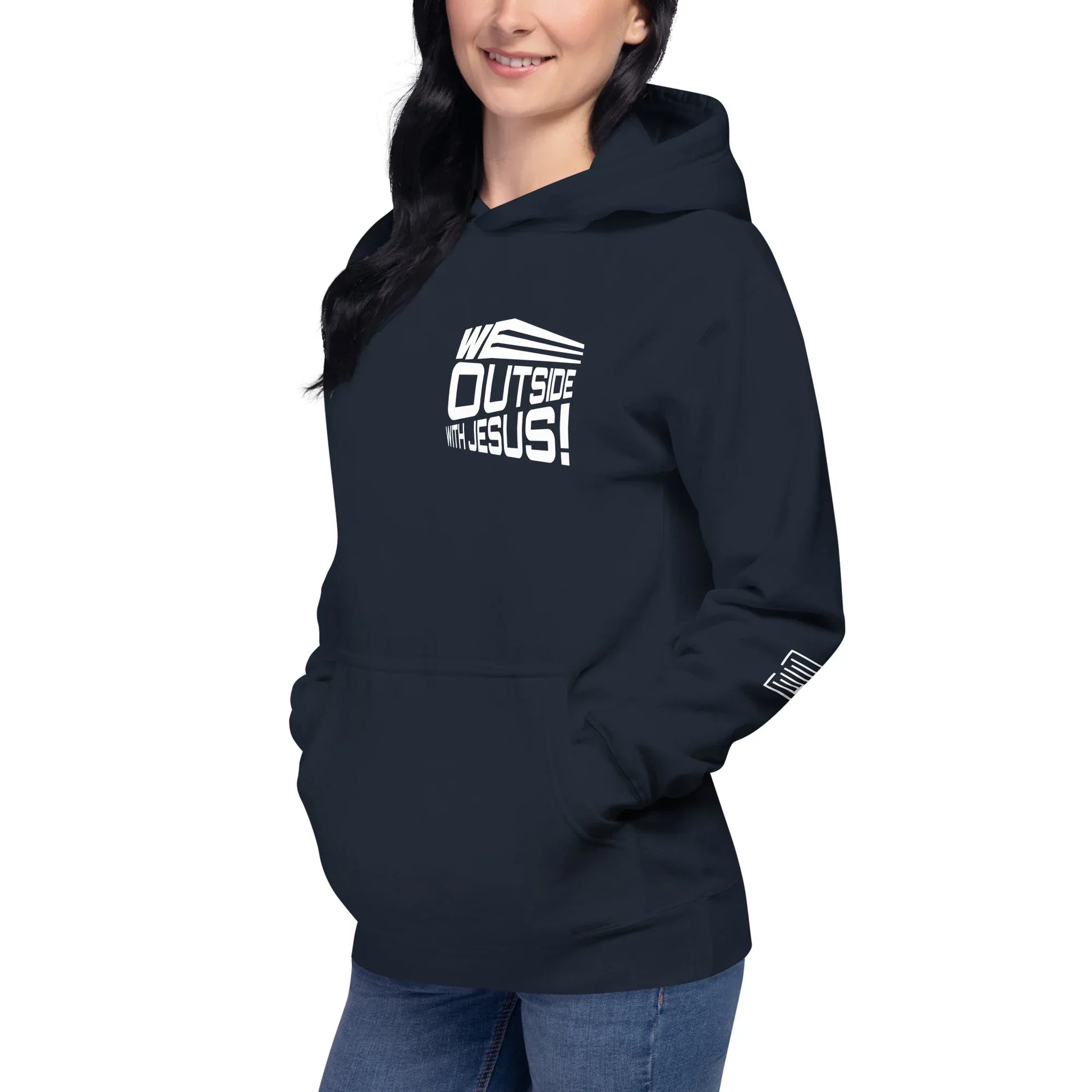 WE OUTSIDE -W- JESUS Unisex Hoodie - Da G.A.T.E 33