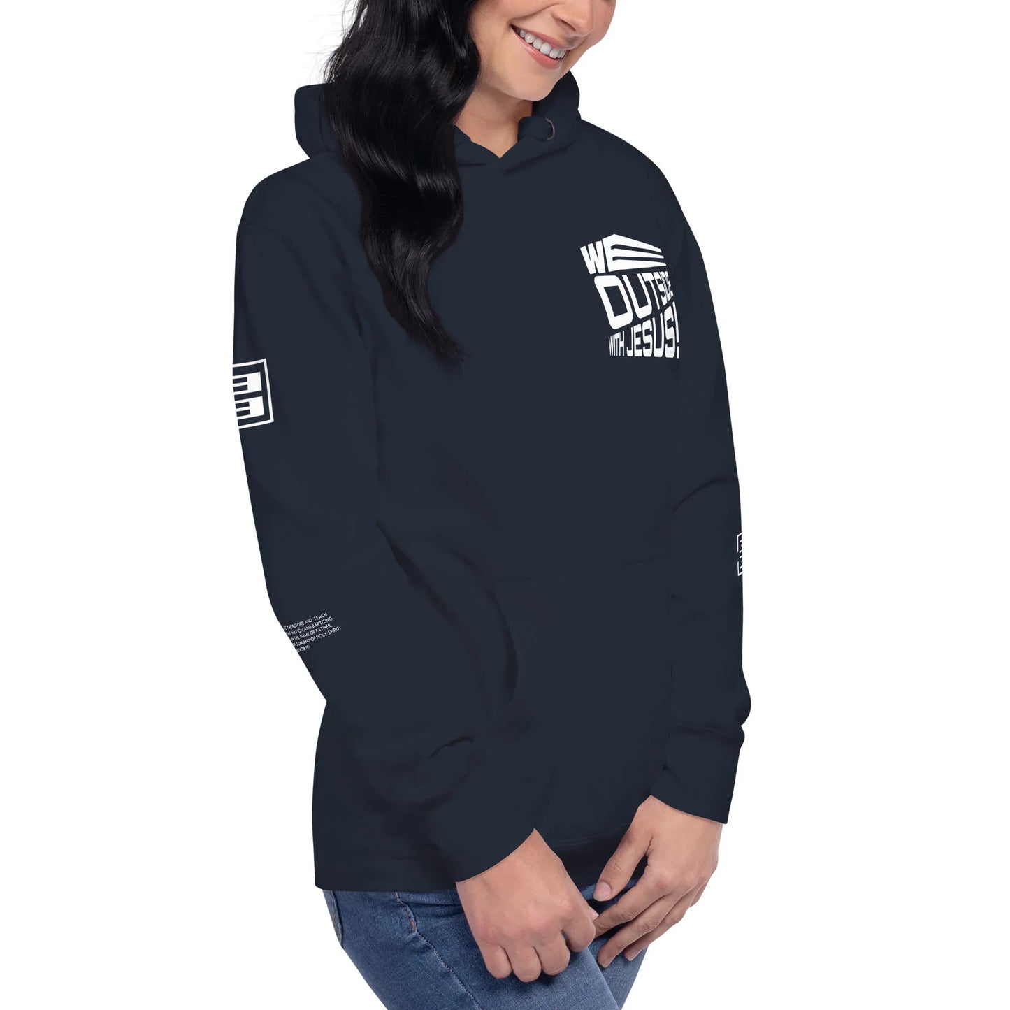 WE OUTSIDE -W- JESUS Unisex Hoodie - Da G.A.T.E 33