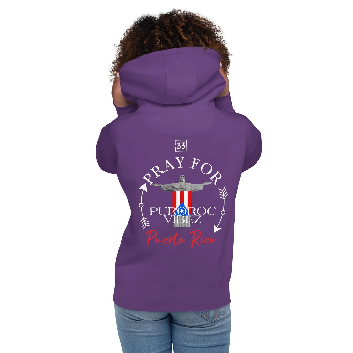 PRAY FOR PR Unisex Hoodie - Da G.A.T.E 33