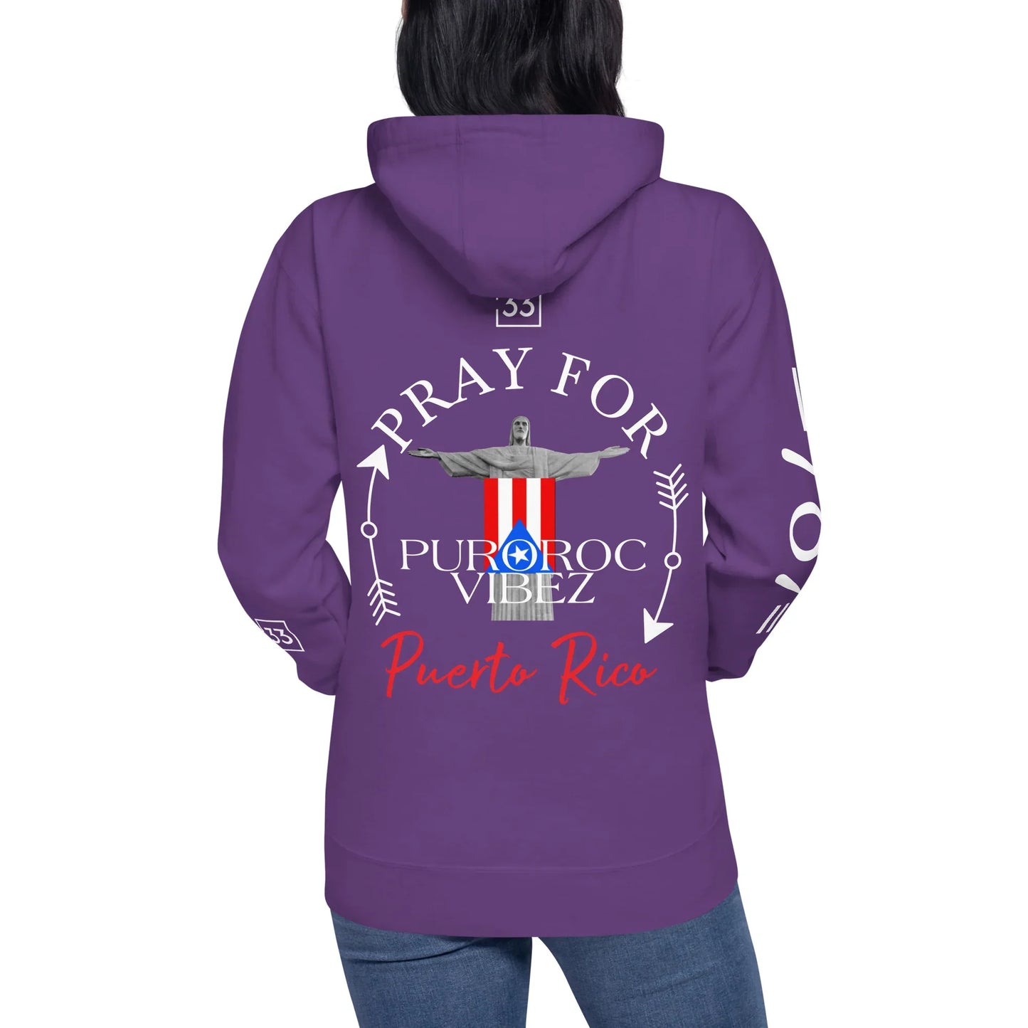 PRAY FOR PR Unisex Hoodie - Da G.A.T.E 33