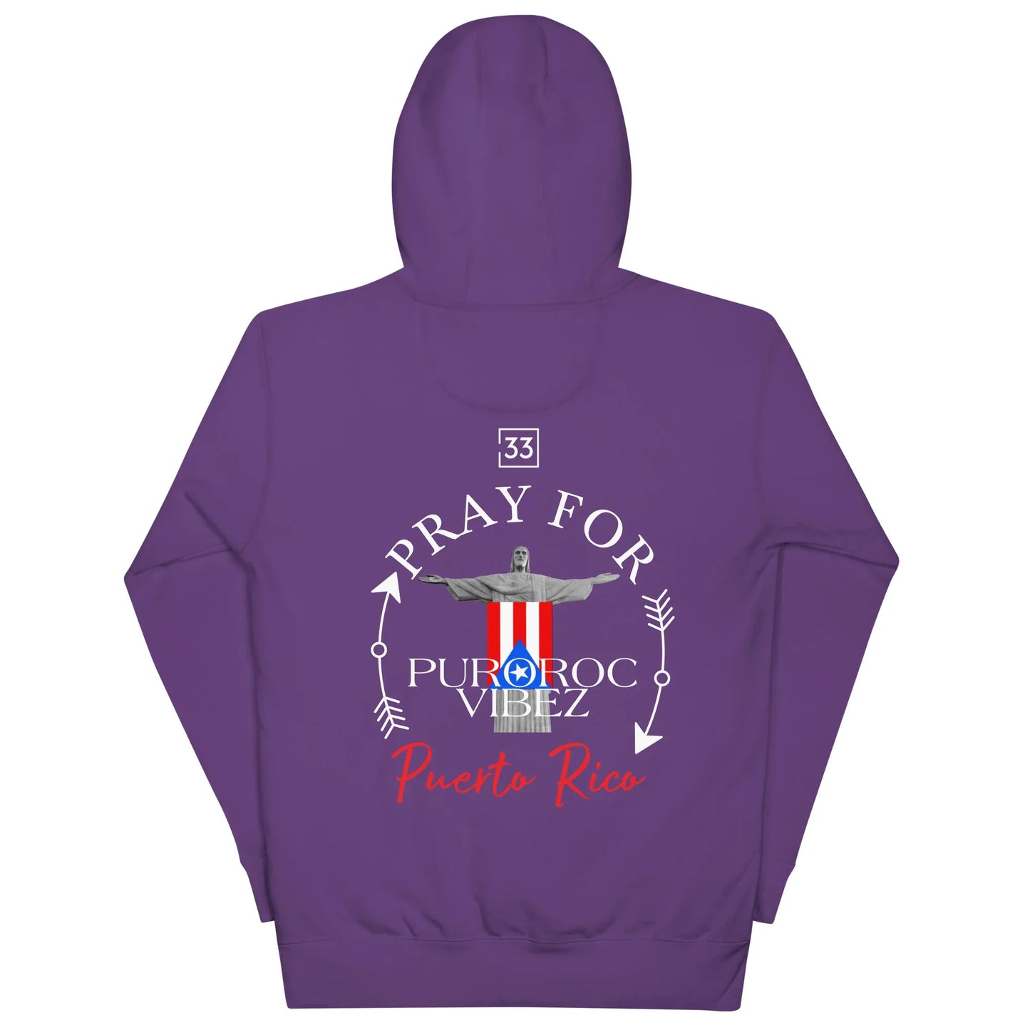 PRAY FOR PR Unisex Hoodie - Da G.A.T.E 33