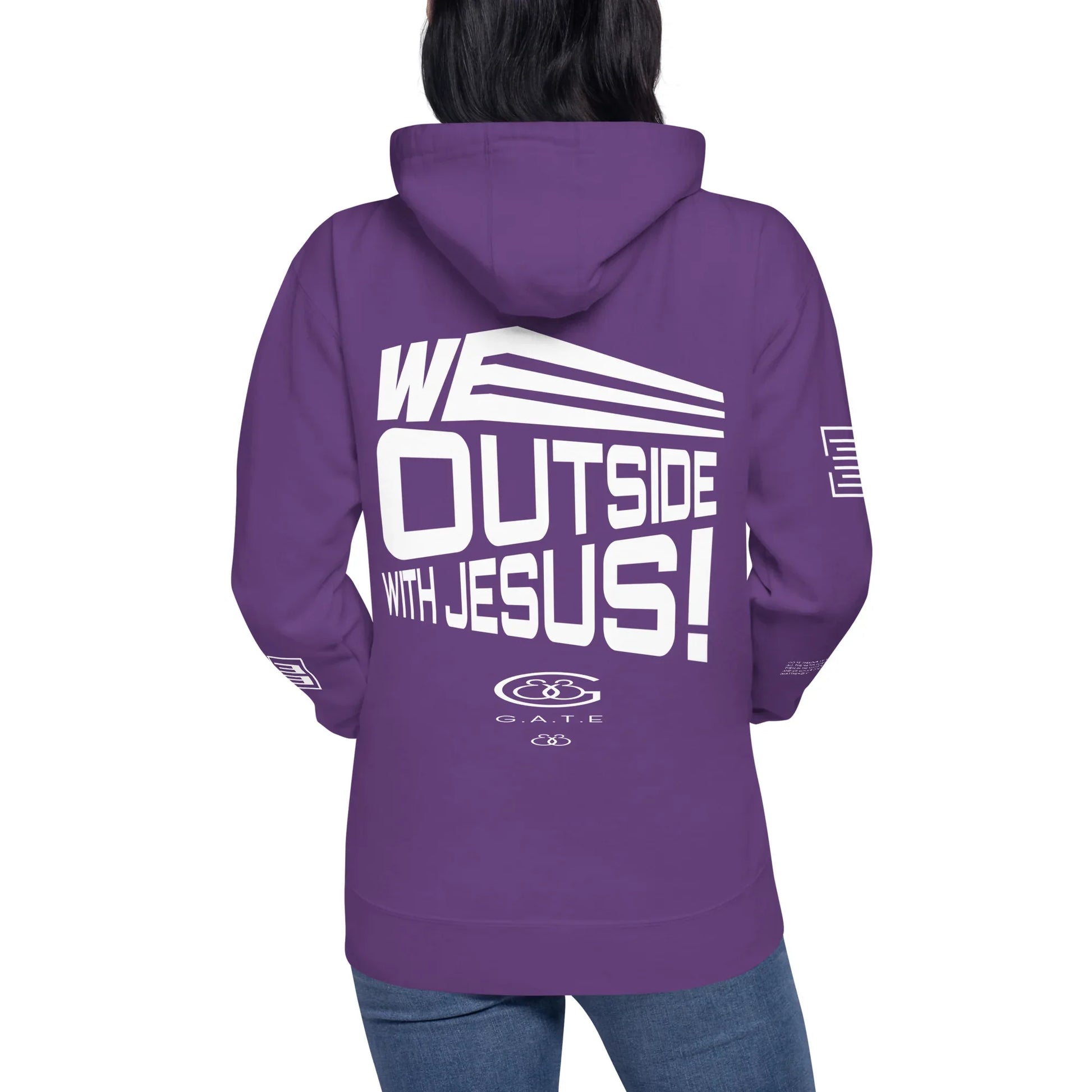 WE OUTSIDE -W- JESUS Unisex Hoodie - Da G.A.T.E 33