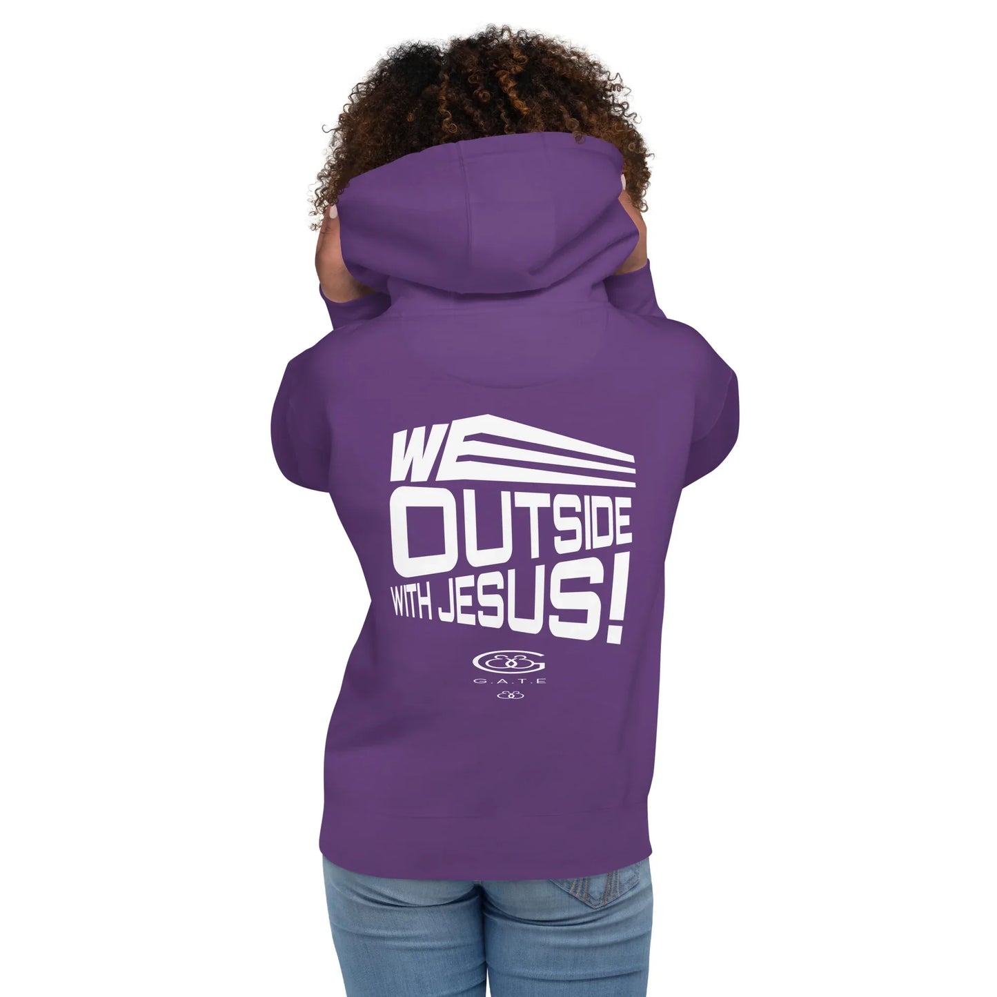 WE OUTSIDE -W- JESUS Unisex Hoodie - Da G.A.T.E 33